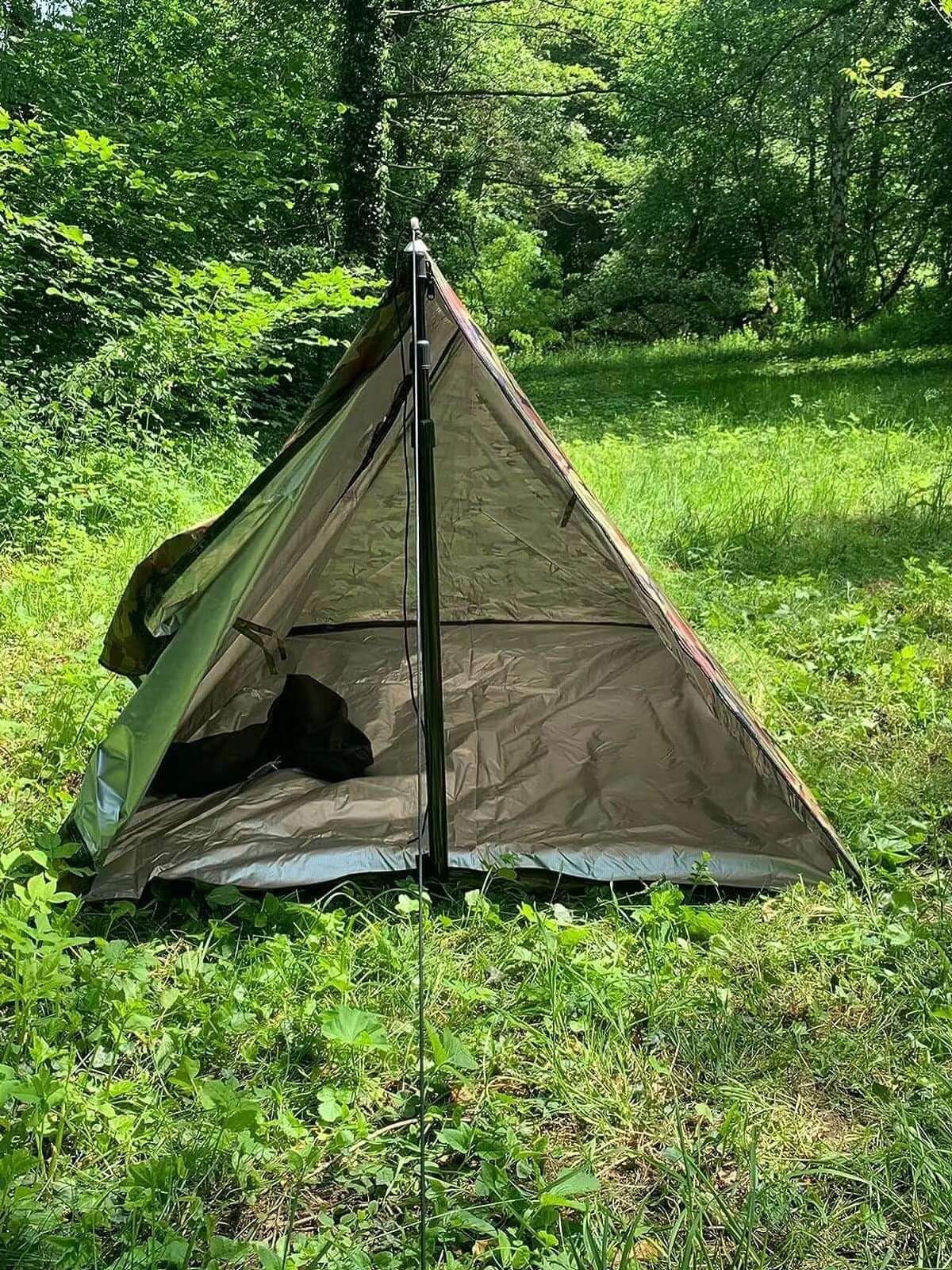 LYN Extra Large Zipper Reusable Survival Emergency Shelter Tent, Thermal Waterproof Fireproof Lightweight Bugout, with Paracord and Stake for Camping, First Aid, Hiking & Bushcraft customer photo 1