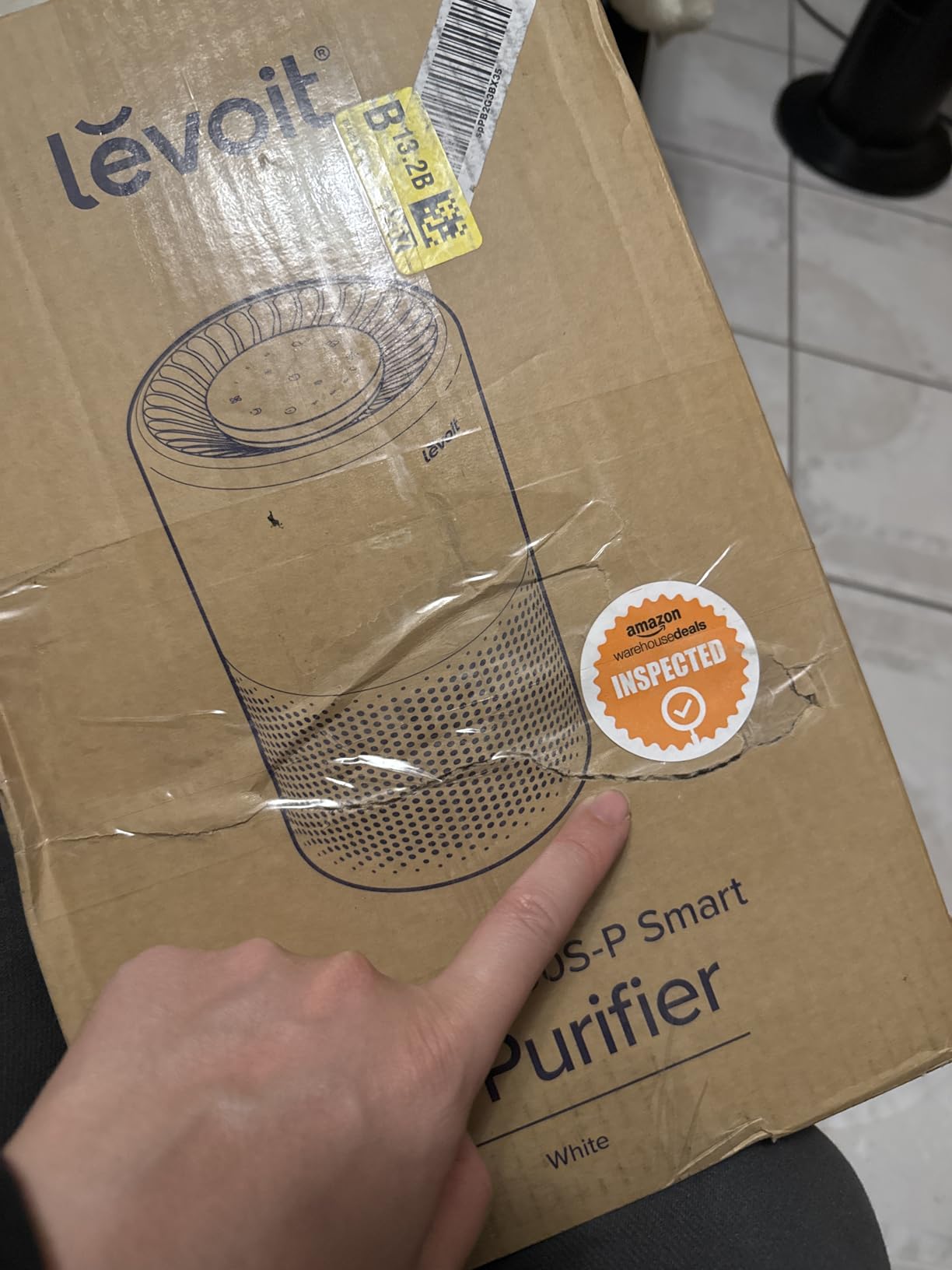 LEVOIT Air Purifiers for Bedroom Home Dorm, Core Mini-P, White customer photo 2