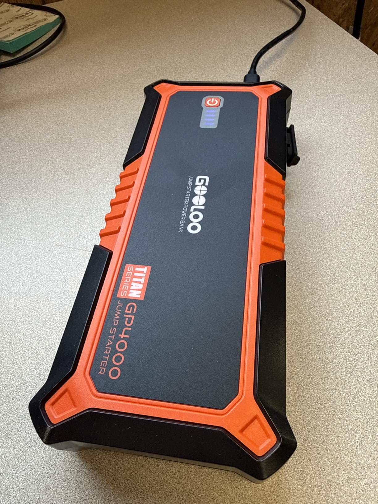 GOOLOO GP4000 Jump Starter 4000A Peak Car Starter (All Gas, up to 10.0L Diesel Engine) SuperSafe 12V Lithium Jump Box customer photo 2
