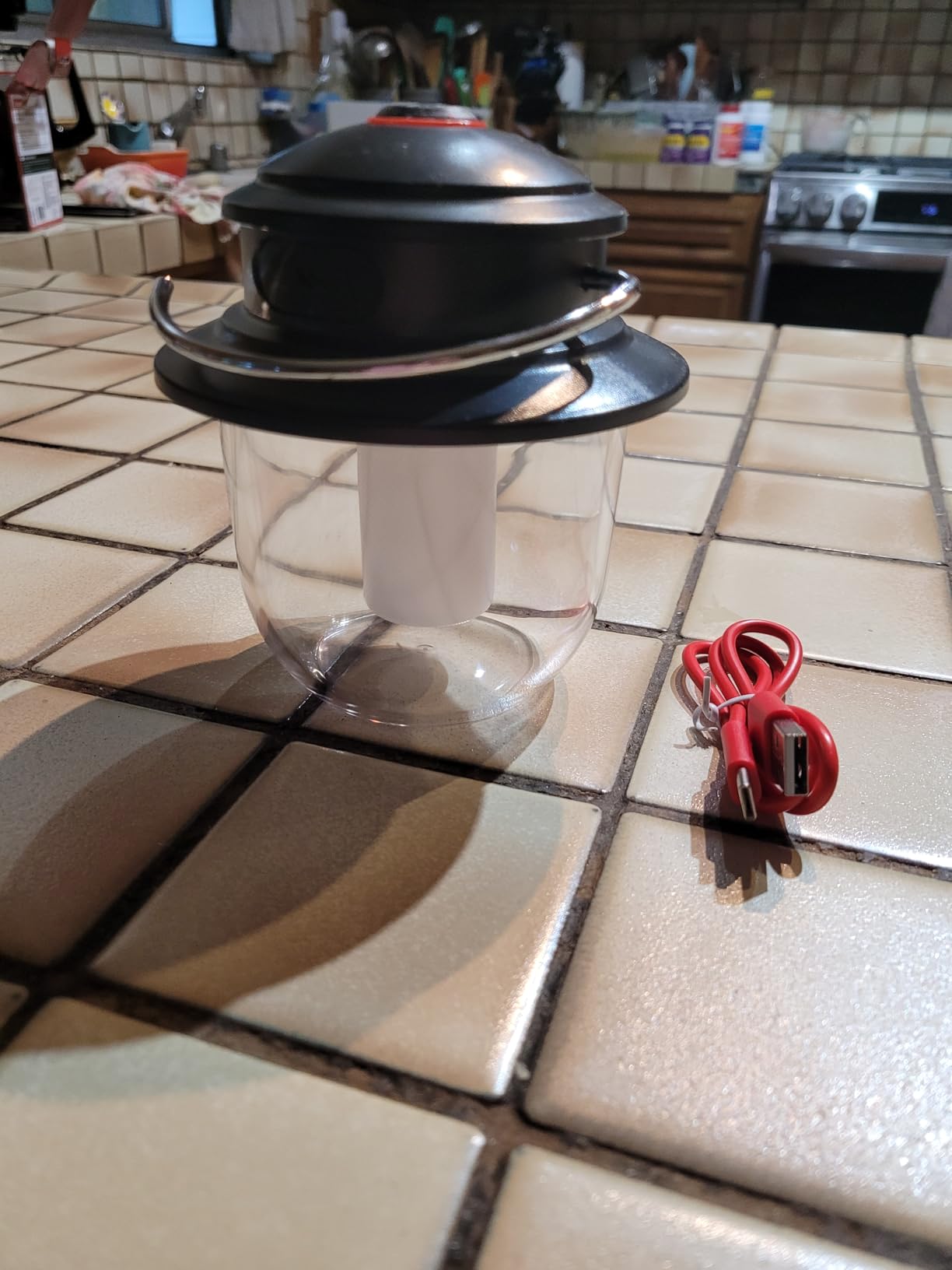 Coleman Classic Rechargeable LED Lantern, Impact & Water-Resistant Lantern with Carabiner Handle & Charging Ports, Great for Camping, Power Outage, Emergencies, & More customer photo 1