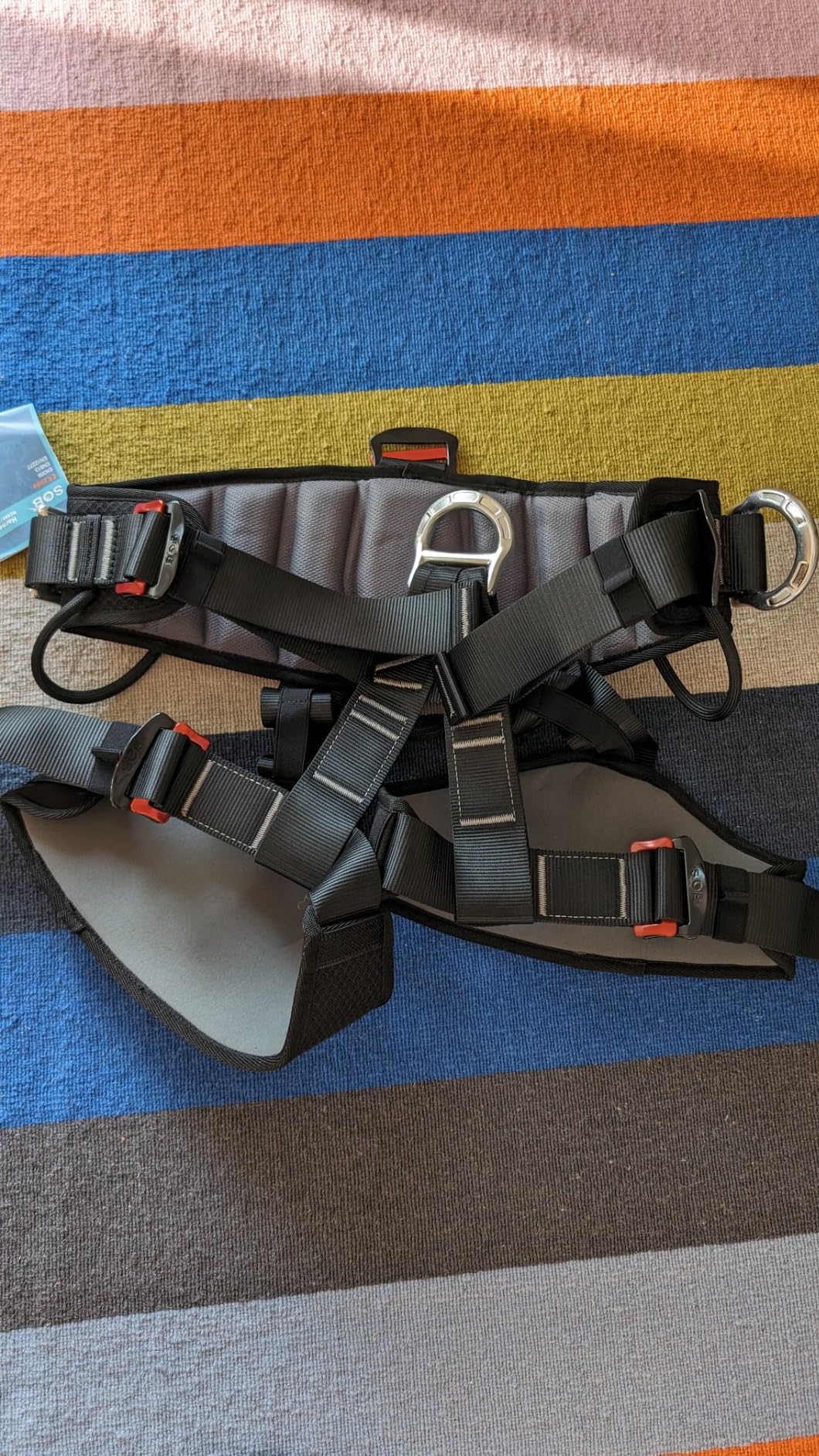 SOB Tree Climbing Harness, Adjustable Thickness Widen Protecta Safety Harness, Half Body Harnesses for Rock Climbing Rescuing Work Fire Rescuing Caving customer photo 1