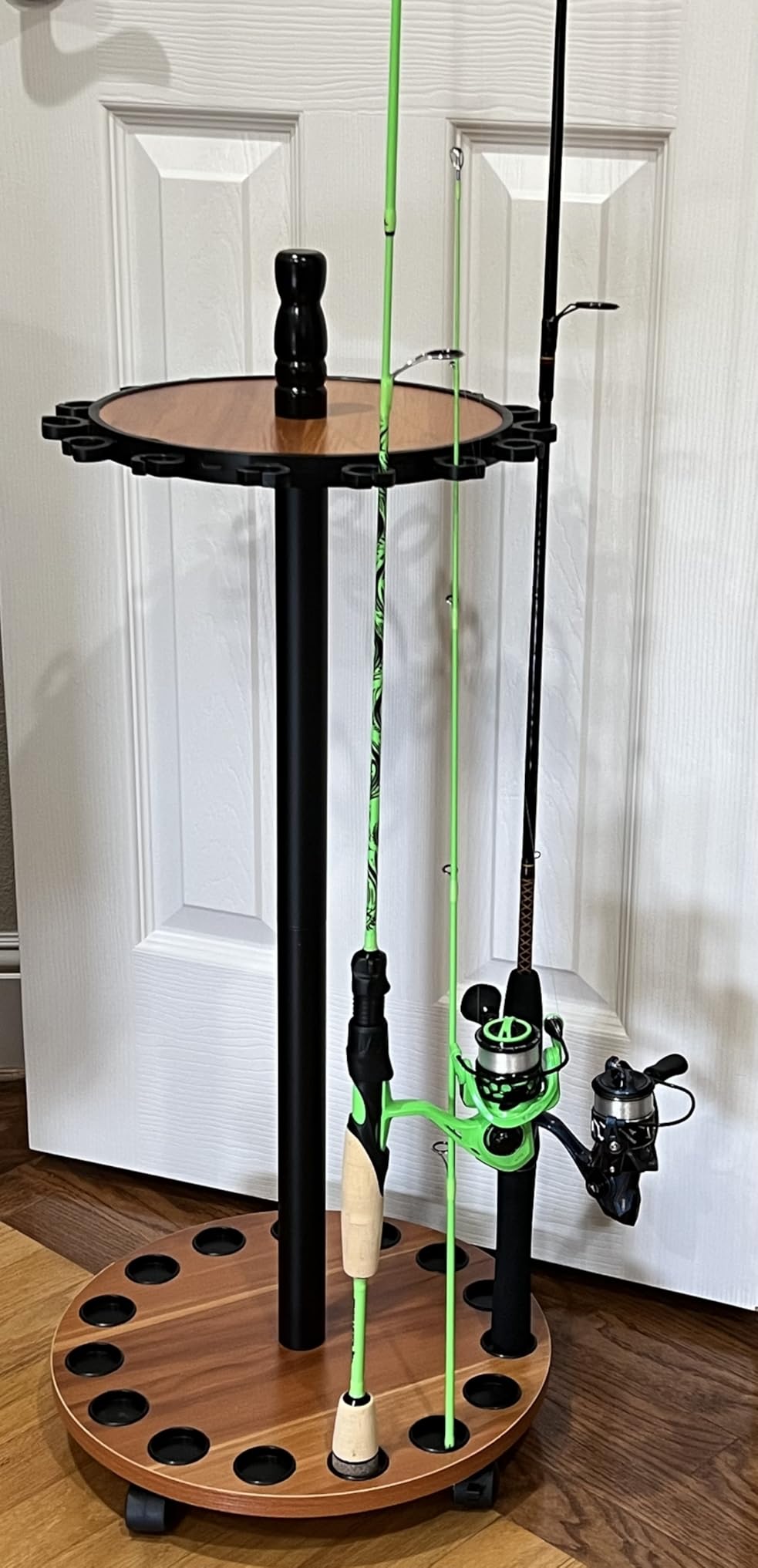 KastKing Zephyr Spinning Reels - 7+1/6+1 BB - Carbon Fiber Drag - Stainless Steel Shaft - Aluminum & CNC Spool - Black/Green/Orange - Sizes 500/1000 SFS - ICE Fishing Ready Reels! customer photo 2