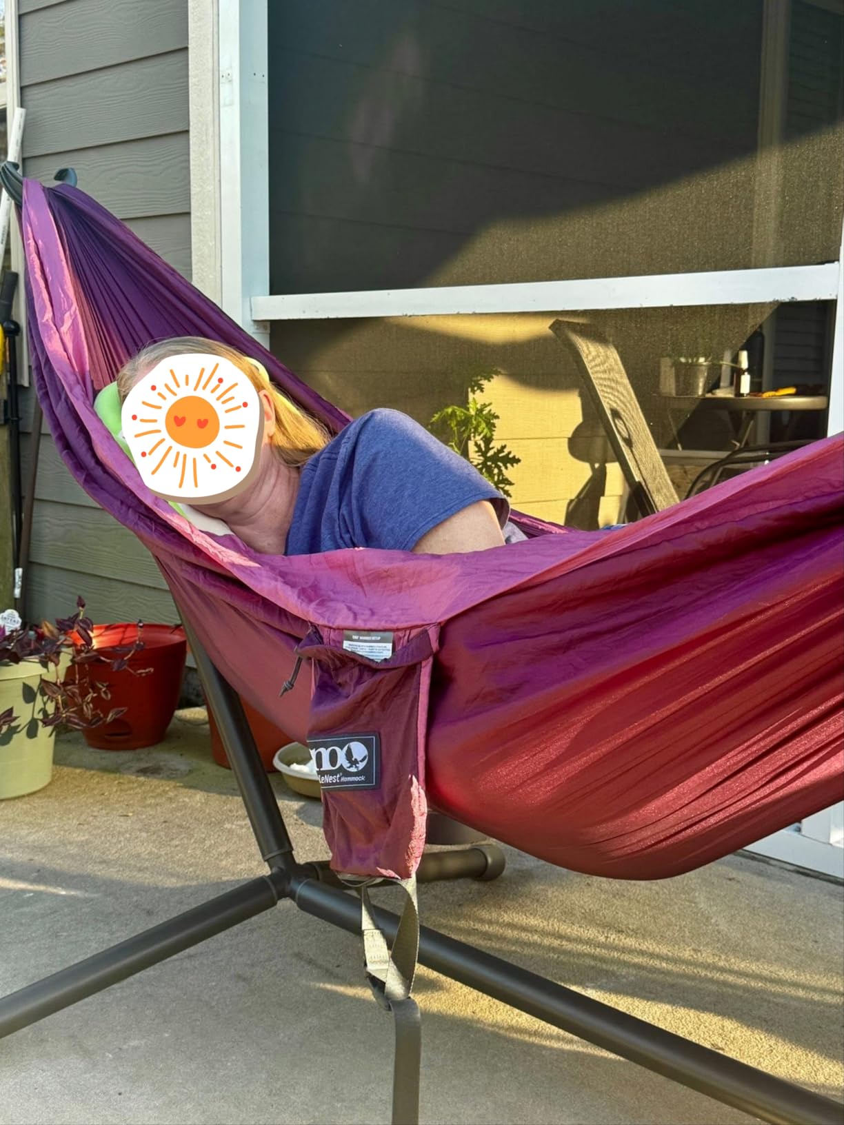 Eagles Nest Outfitters DoubleNest Lightweight Camping Hammock, 1 to 2 Person, Special Edition Colors, ATC customer photo 1