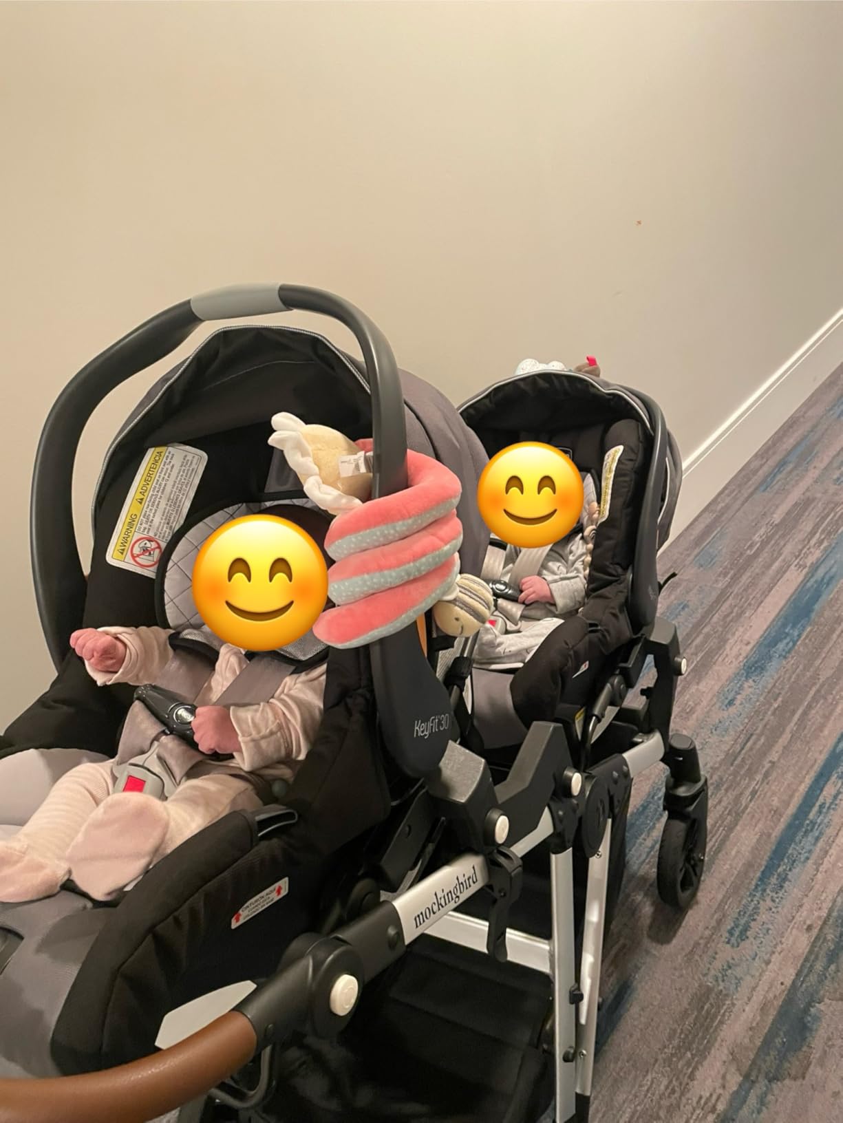 Chicco KeyFit 30 ClearTex Infant Car Seat and Base, Rear-Facing Seat for Infants 4-30 lbs., Includes Infant Head and Body Support, Compatible with Chicco Strollers customer photo 2