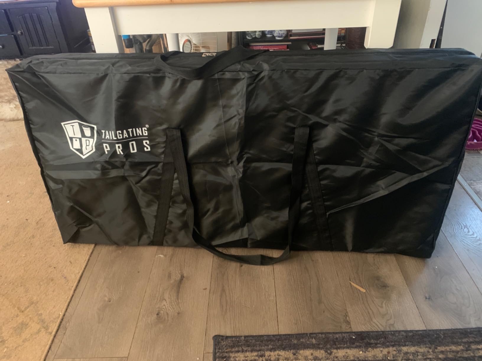 Tailgating Pros Cornhole Board Set w/Bean Bags and Carrying Case - 4'x2' Corn Hole Toss - Tournament and Lightweight Options - Optional LED Lights customer photo 2