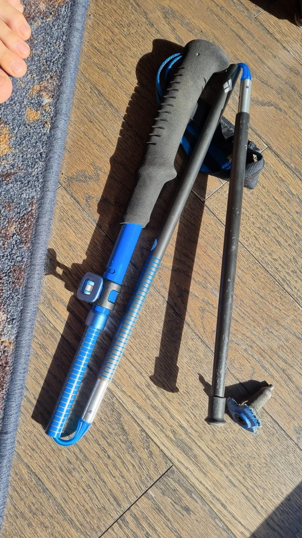 BLACK DIAMOND Distance Z Trekking Poles (Pair) | Ultralight | Foldable Z-Pole Design | Trail Running & Hiking Stability customer photo 1