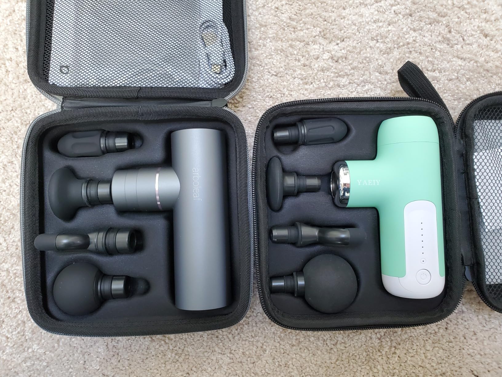 arboleaf Massage Gun Deep Tissue, Balance of Power & Portability Full-Metal Percussion Massager with Silent Brushless Motor customer photo 2