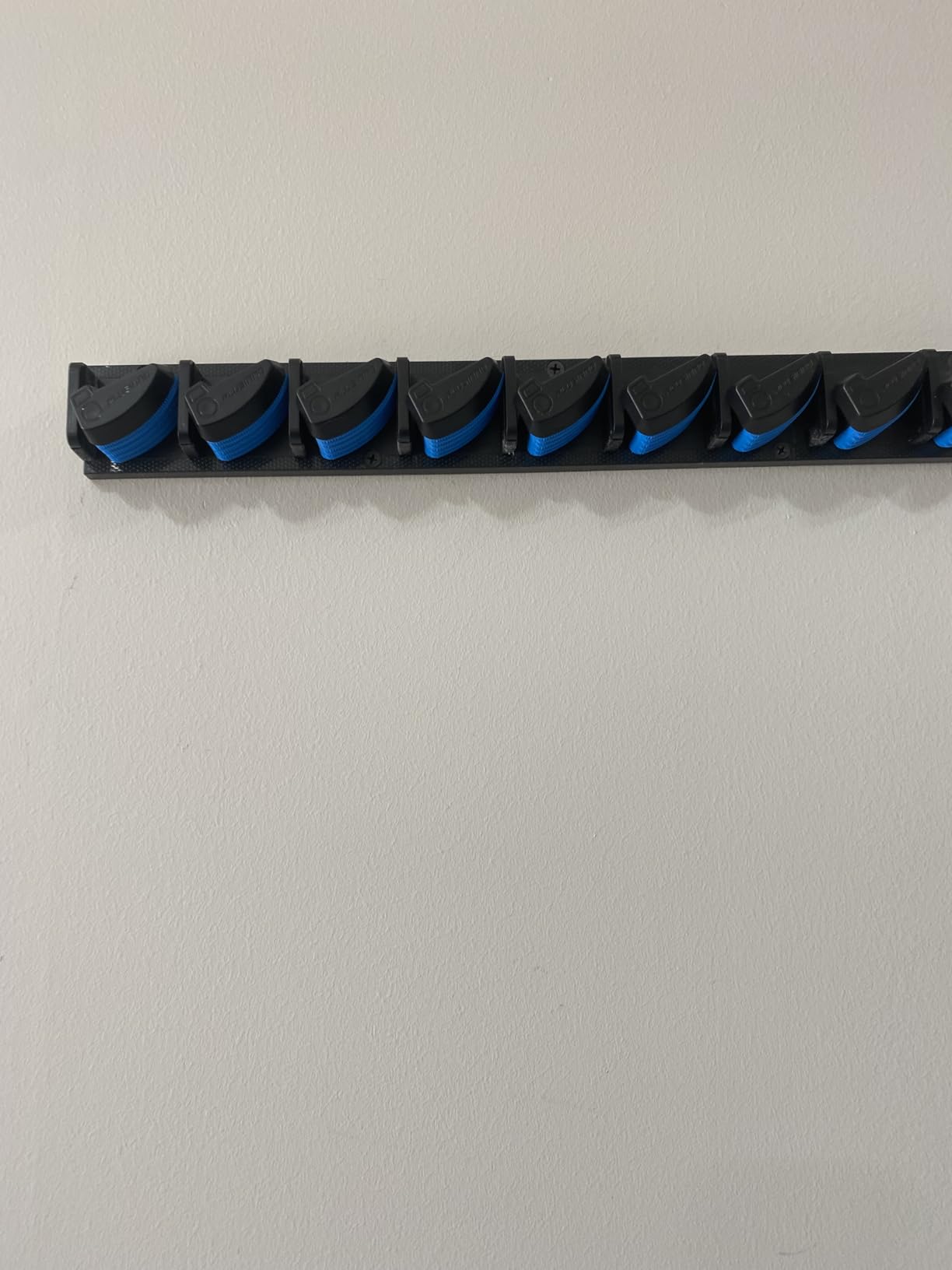 PLUSINNO Vertical Fishing Rod Holder, Wall Mounted Fishing Rod Rack, Fishing Pole Holder Holds Up to 9 Rods or Combos, Fishing Rod Holders for Garage customer photo 1