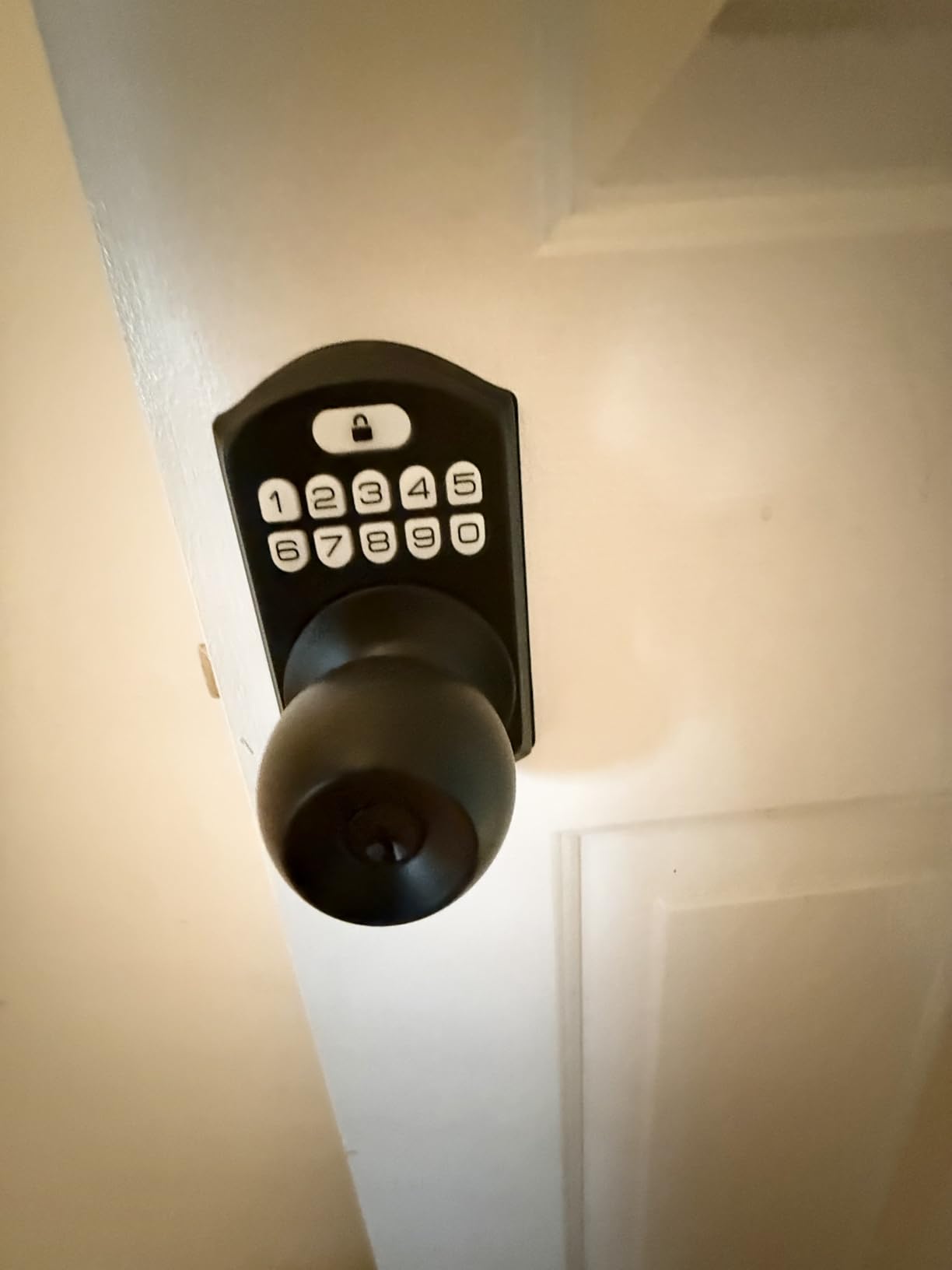 TEEHO TE001 Keyless Entry Door Lock with Keypad - Smart Deadbolt Lock for Front Door with 2 Keys - Auto Lock - Easy Installation - Matte Black customer photo 2