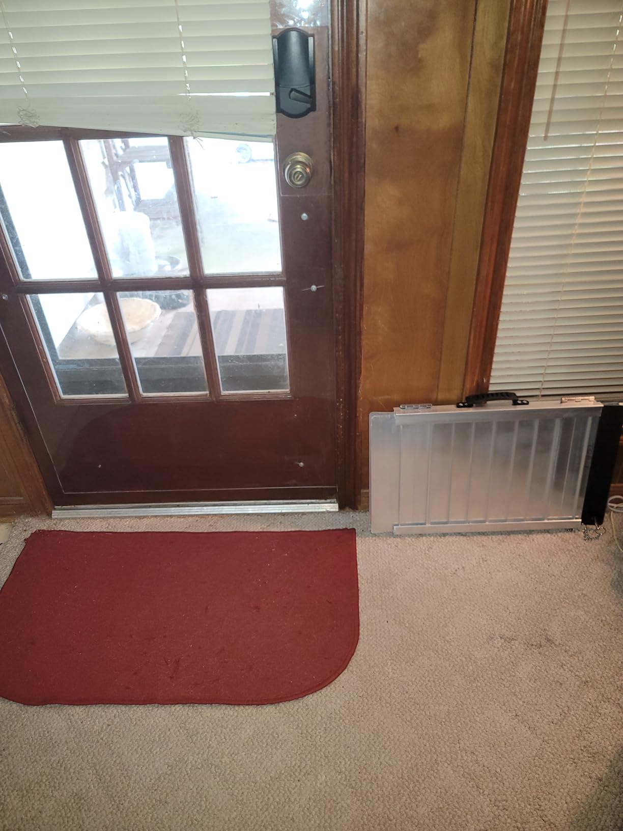 FACHNUO 2 Feet Portable Wheelchair Ramp, Non-Skid Aluminum Handicap Ramps with Handle, Folding Threshold Wheel Chair Ramp for Home Steps, Stairs, Entry, Doorways, Applicable Height 2-6 inches customer photo 1