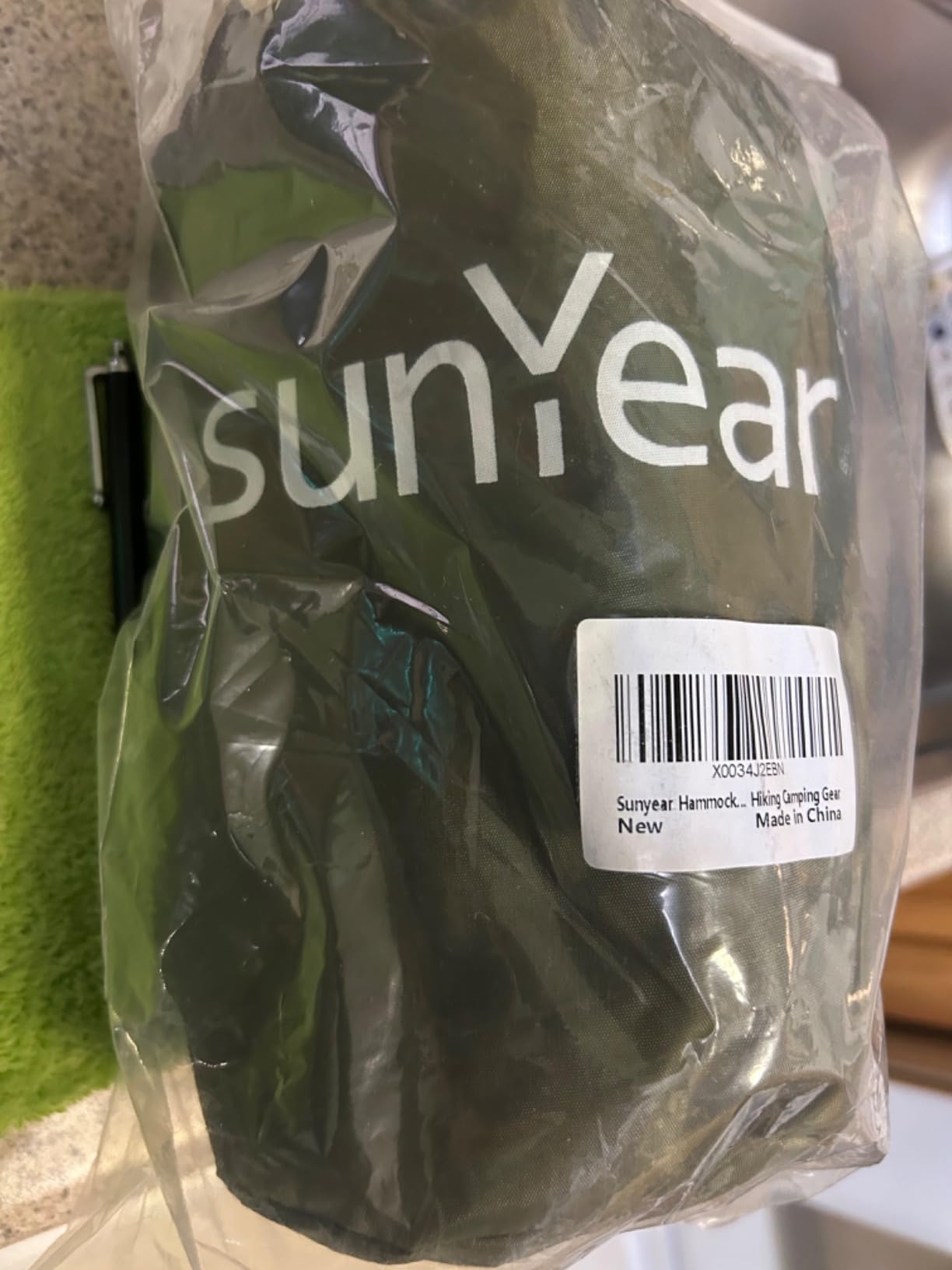 Sunyear Hammock Tent Rain Fly-Camping Hammock Outdoor Tarp-Small Door Design-Keep Side Wind Rain customer photo 2