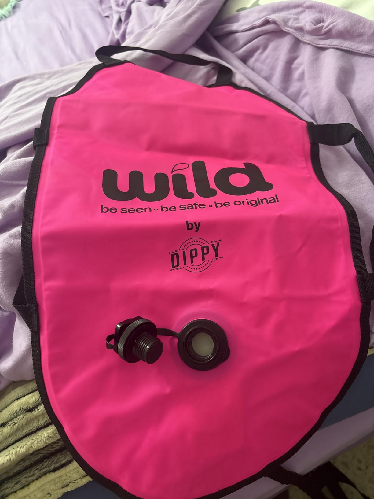 Wild Swim Buoy for Open Water Swimmers | Waterproof Tow Float Swim Bubble for Adults | Triathlon Buoy Float | Swimmer Gear | Wild Swimming Accessories customer photo 1