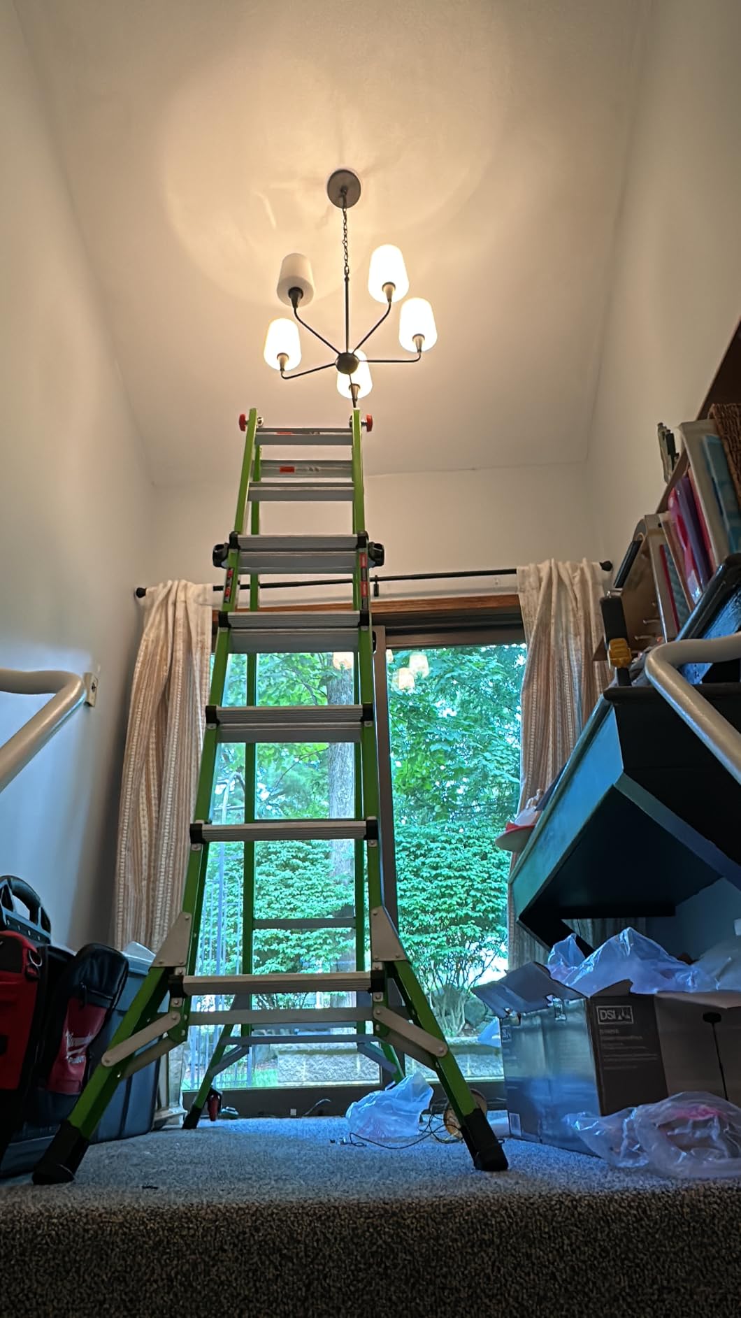 Little Giant Ladder Systems Dark Horse 2.0, M17, 17ft, Multi-Position Ladder, Fiberglass, Type 1A, 300 lbs, (16117-001) customer photo 1