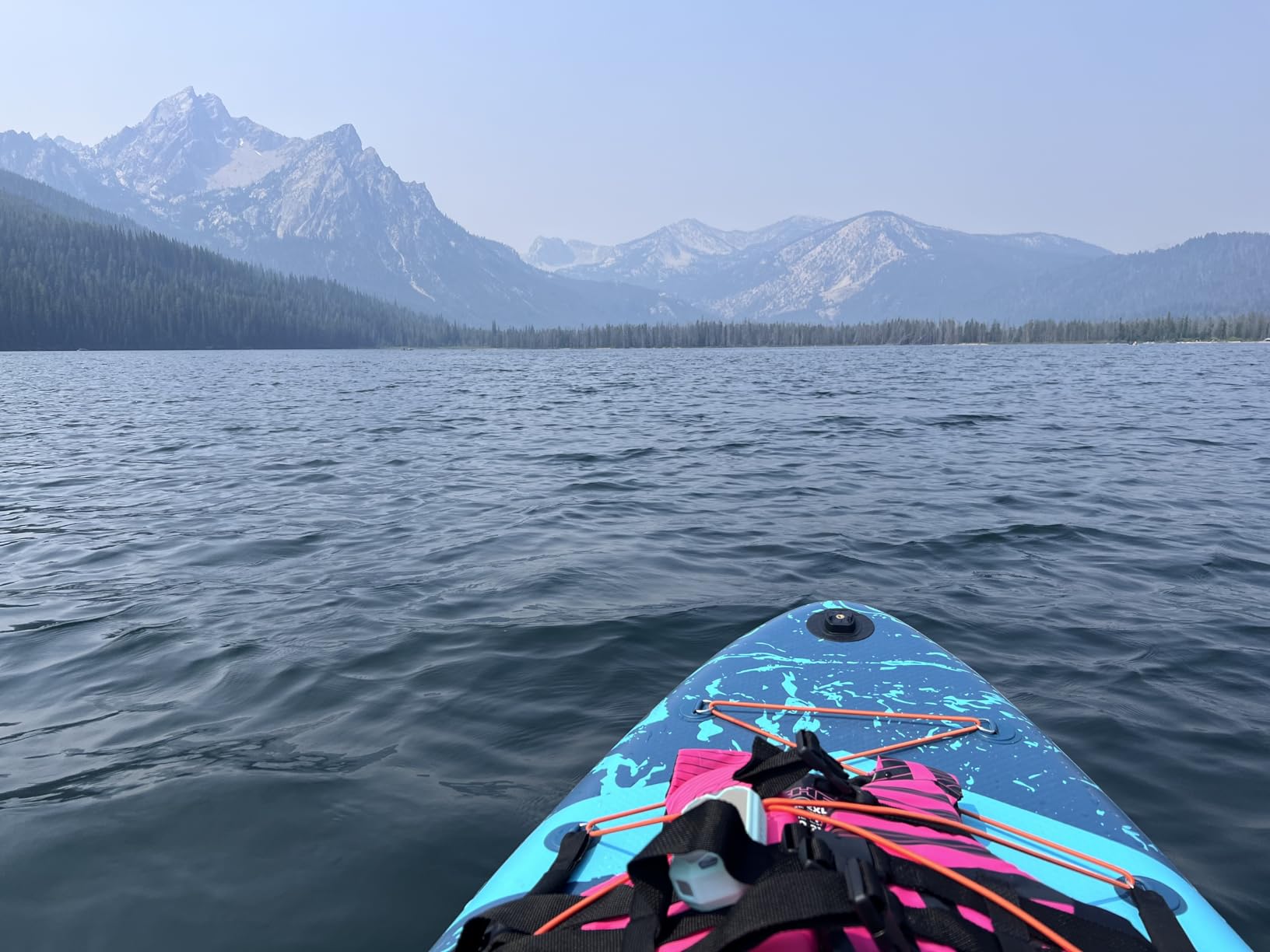 MYBOAT 11'6x34x6 Extra Wide Inflatable Paddle Board, Stand Up Paddle Board for Fishing, Sup Board with 3 Removable Fins, Dual Bungees, Camera Mount, Hand Pump, Strong Paddle, Leash customer photo 2