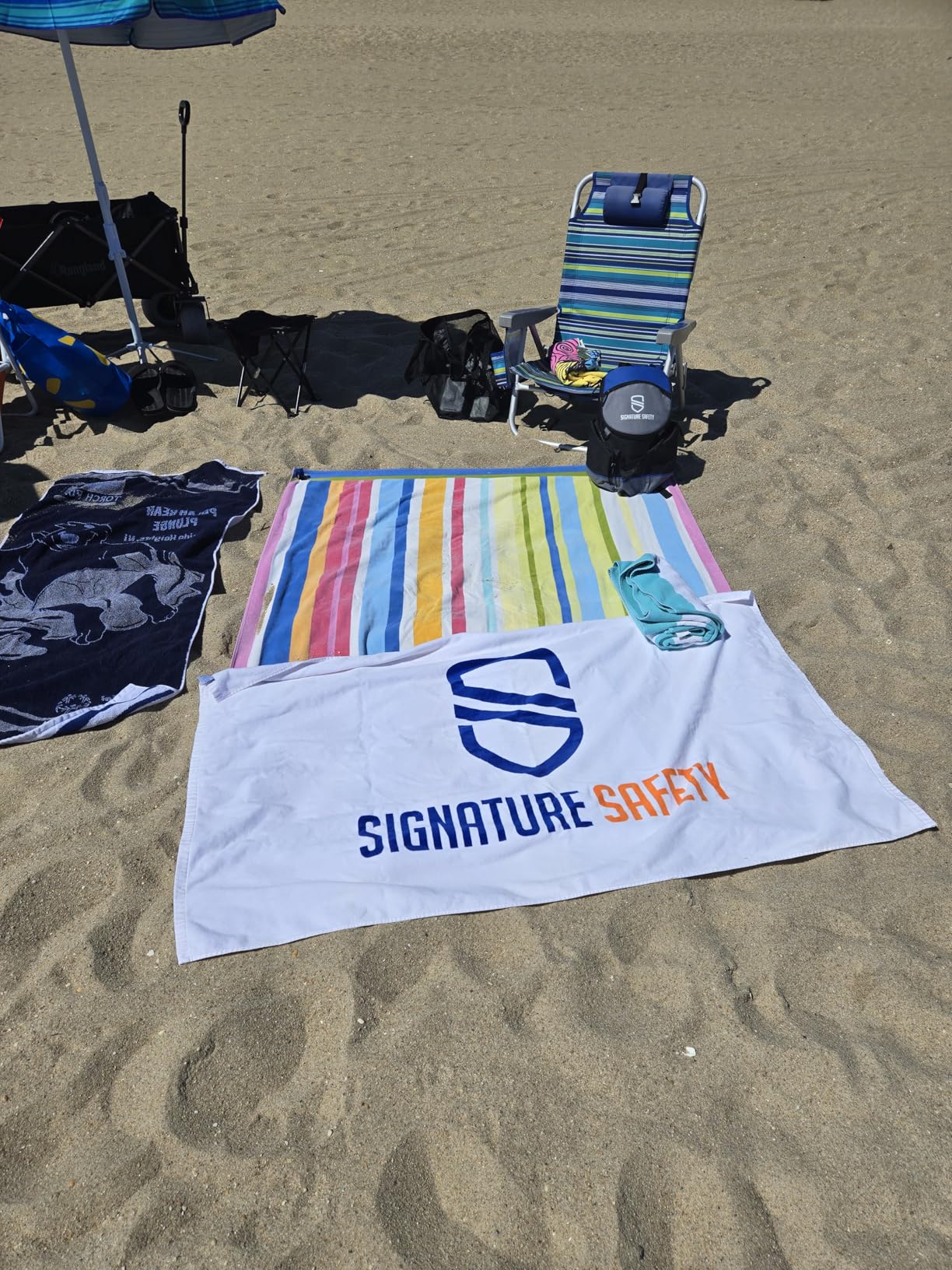 SRISE Mesh Beach Bag - Large Beach Tote Bag for Family Beach Bag for Toys & Vacation Essentials customer photo 1