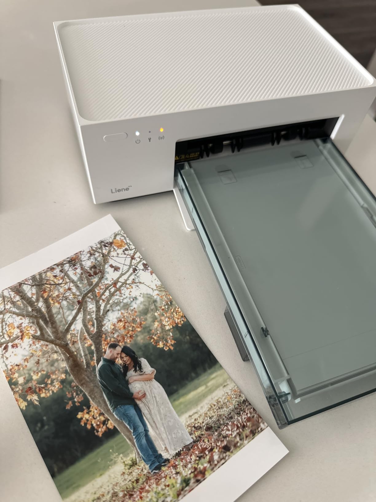 Liene M100 4x6'' Photo Printer, Phone Printer 100 Sheets & 3 Cartridges, Full-Color Photo, Portable Instant Photo Printer for iPhone Android, Thermal Dye Sublimation, Wi-Fi Picture Printer 100 Papers customer photo 1