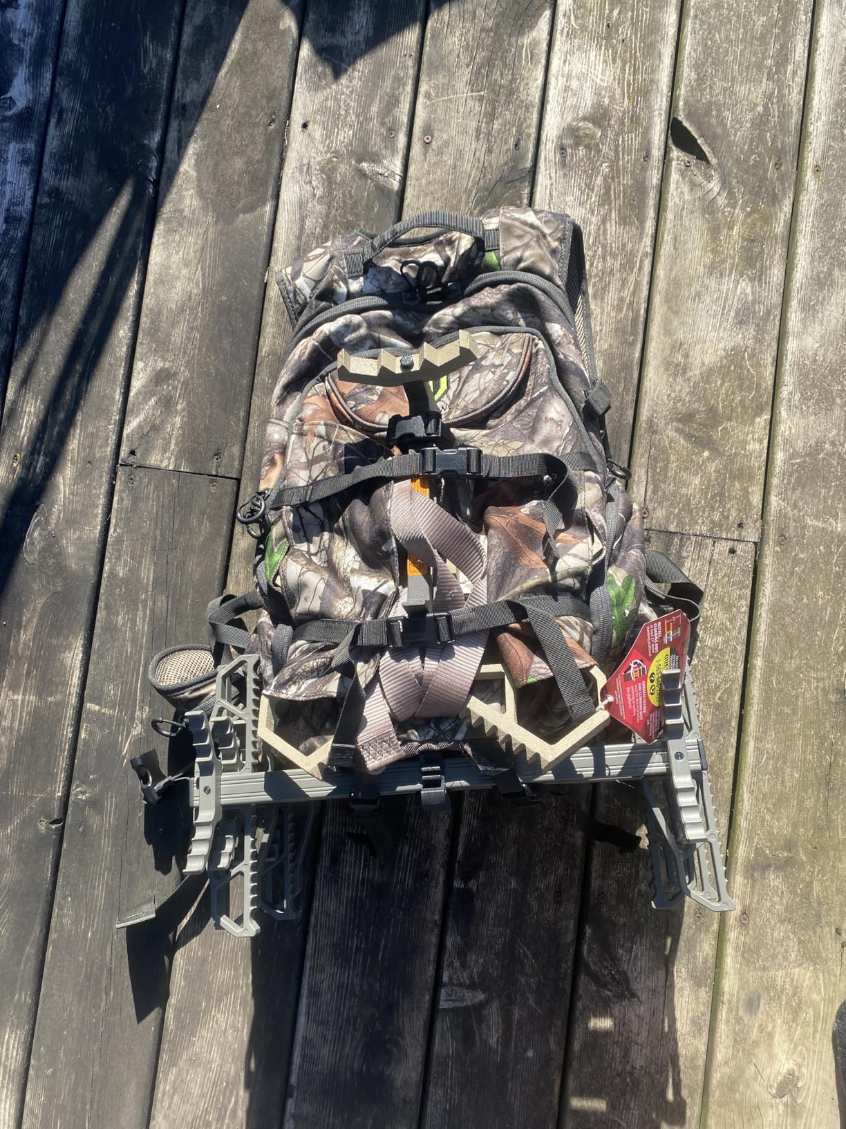 TIDEWE Hunting Backpack, Waterproof Camo Hunting Pack with Rain Cover, Long-Lasting Large Capacity Hunting Day Pack for Rifle Bow Gun customer photo 2