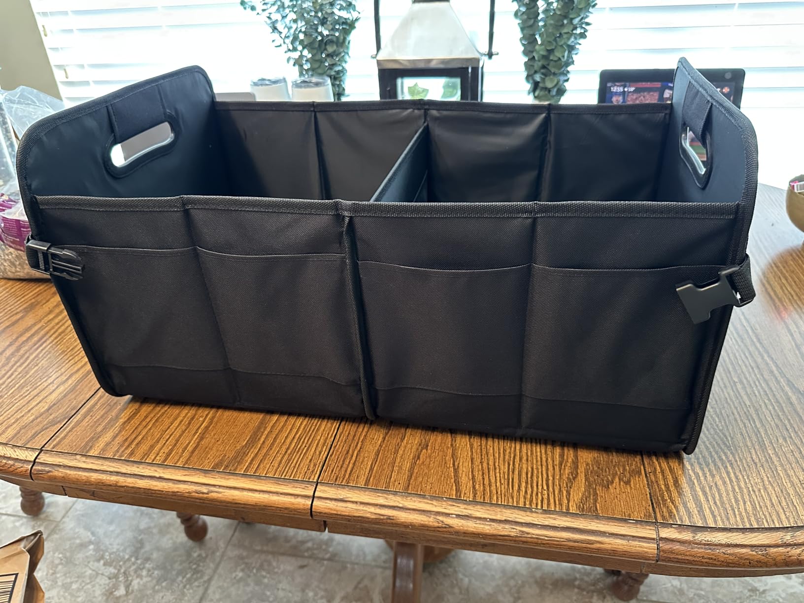 Sposuit Trunk Organizer for Car - 70L Collapsible Car Storage with 11 Pockets & Reinforced Handles, SUV Trunk Organizers for Grocery Cargo(Black) customer photo 1
