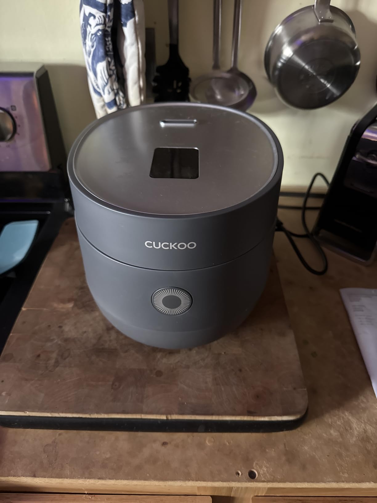 CUCKOO Micom Rice Cooker 6-Cup Uncooked / 12-Cup Cooked with Nonstick Inner Pot, Versatile Rice Maker with 9 Menu Options, Fuzzy Logic Technology, Auto Clean, Quick Rice Mode, Gray (CR-0675FG) customer photo 1