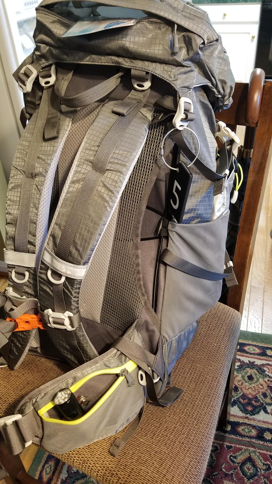 N NEVO RHINO Internal Frame Hiking Backpack 50/60/65/70/80L, Mountain Climbing Camping Backpack Daypack Waterproof Rain Cover customer photo 1