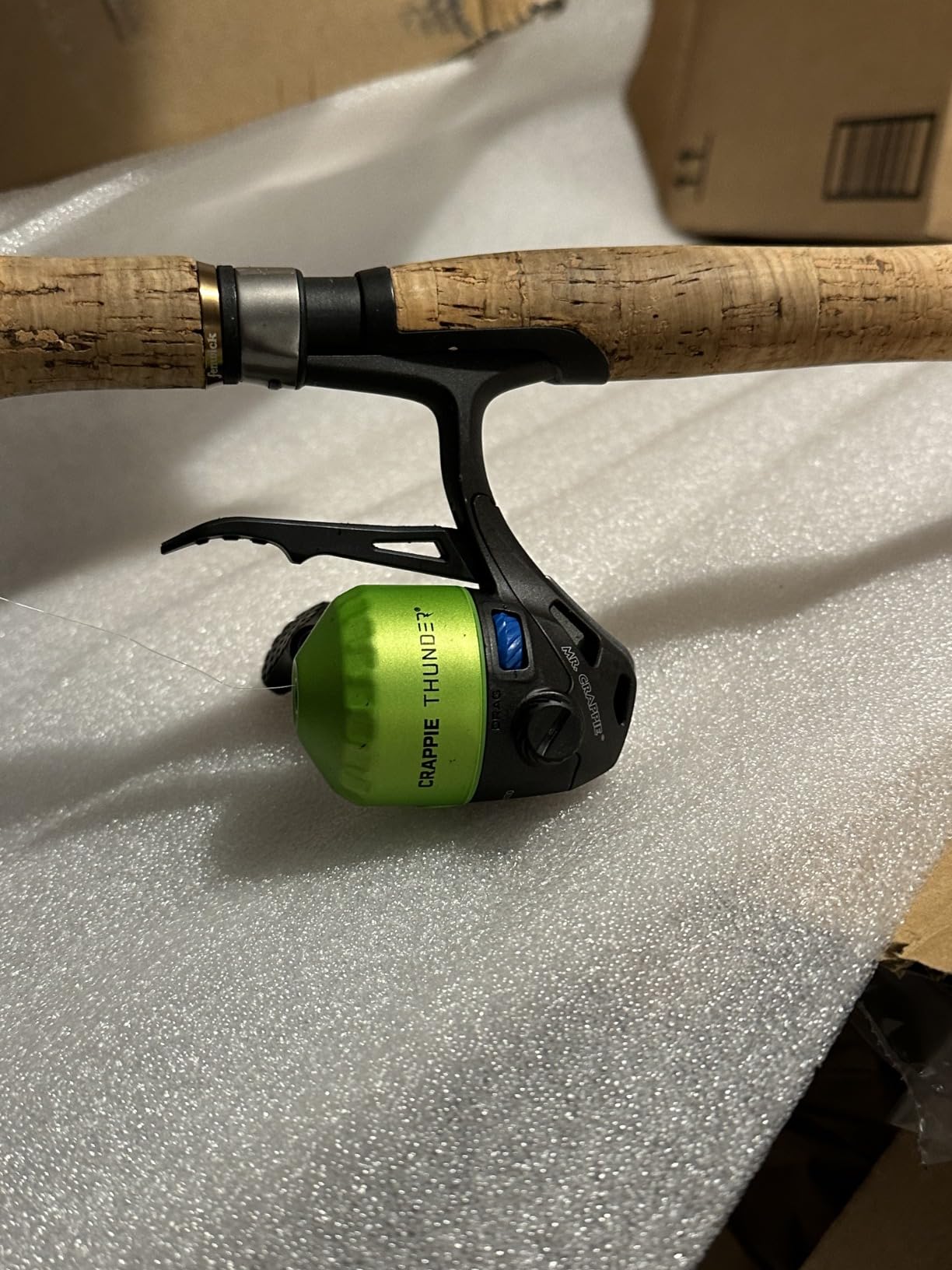 Lew's Crappie Thunder Underspin Fishing Reel, 4.3:1 Gear Ratio, Right or Left-Hand Retrieve, Crappie Thunder Green customer photo 1