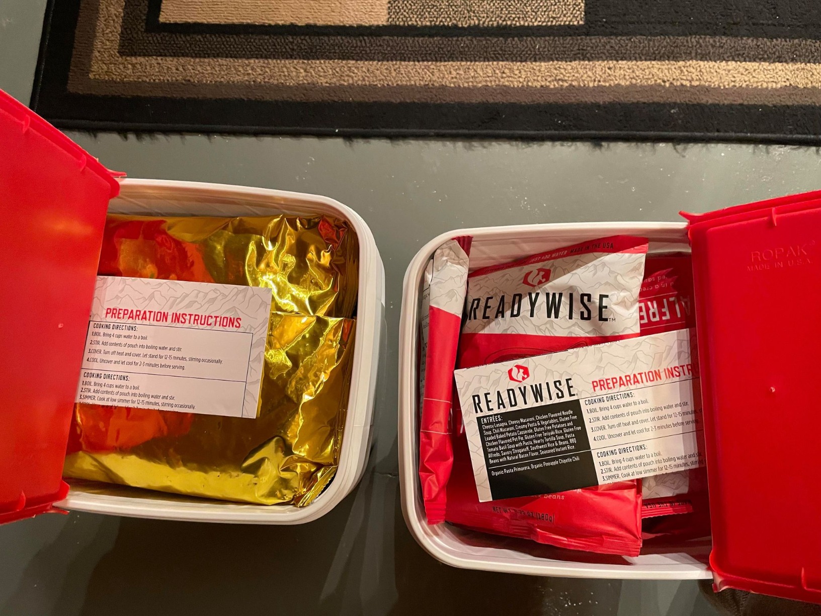 ReadyWise 3 Month Emergency Food Supply - 894 Servings, 6 Buckets, Freeze Dried Protein Meals, Disaster Survival Food Storage Kit, Ready to Eat, Camping Essentials, up to 25 Year Shelf Life customer photo 2