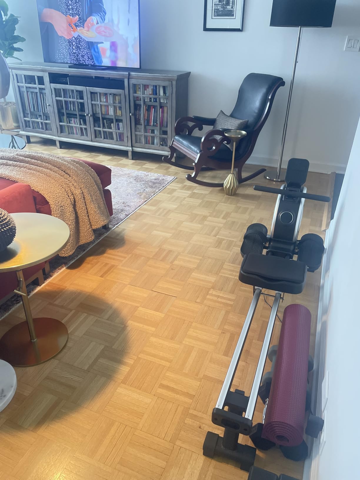 MERACH Rowing Machines for Home, Magnetic Rowing Machine with 16 Levels, Rower Machine of Quiet Resistance, Dual Slide Rail with Max 350lbs Weight Capacity, App Compatible customer photo 1