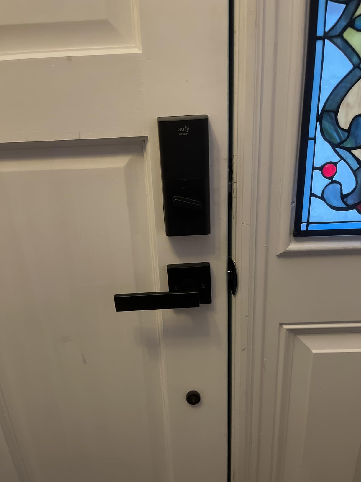 eufy Security Smart Lock C210, Keyless Entry Door Lock, Built-in WiFi Deadbolt, Smart Door Lock, No Bridge Required, Easy Installation, Touchscreen Keypad, App Remote Control, 4 AA Batteries Included customer photo 2