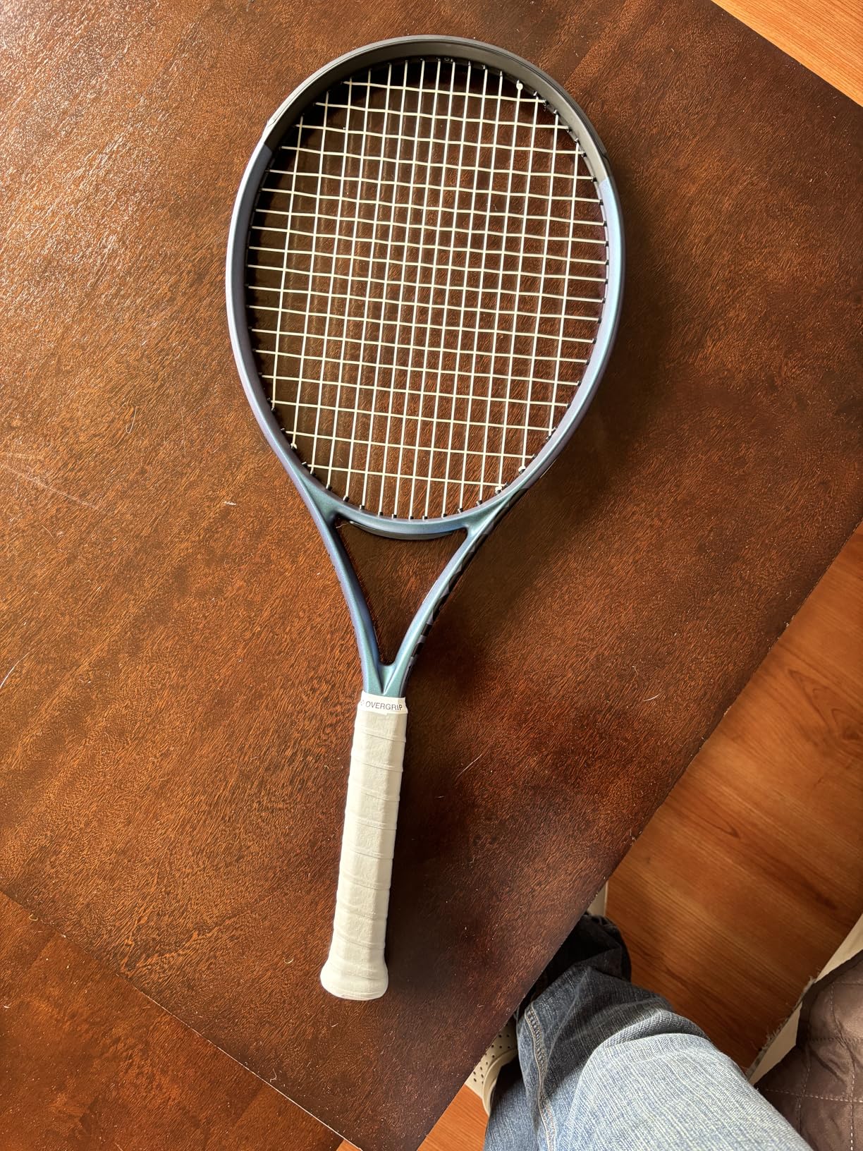 Wilson Ultra 108 V4.0 Performance Tennis Rackets, Strung with Sensation 16 Natural at Mid Range Tension customer photo 1