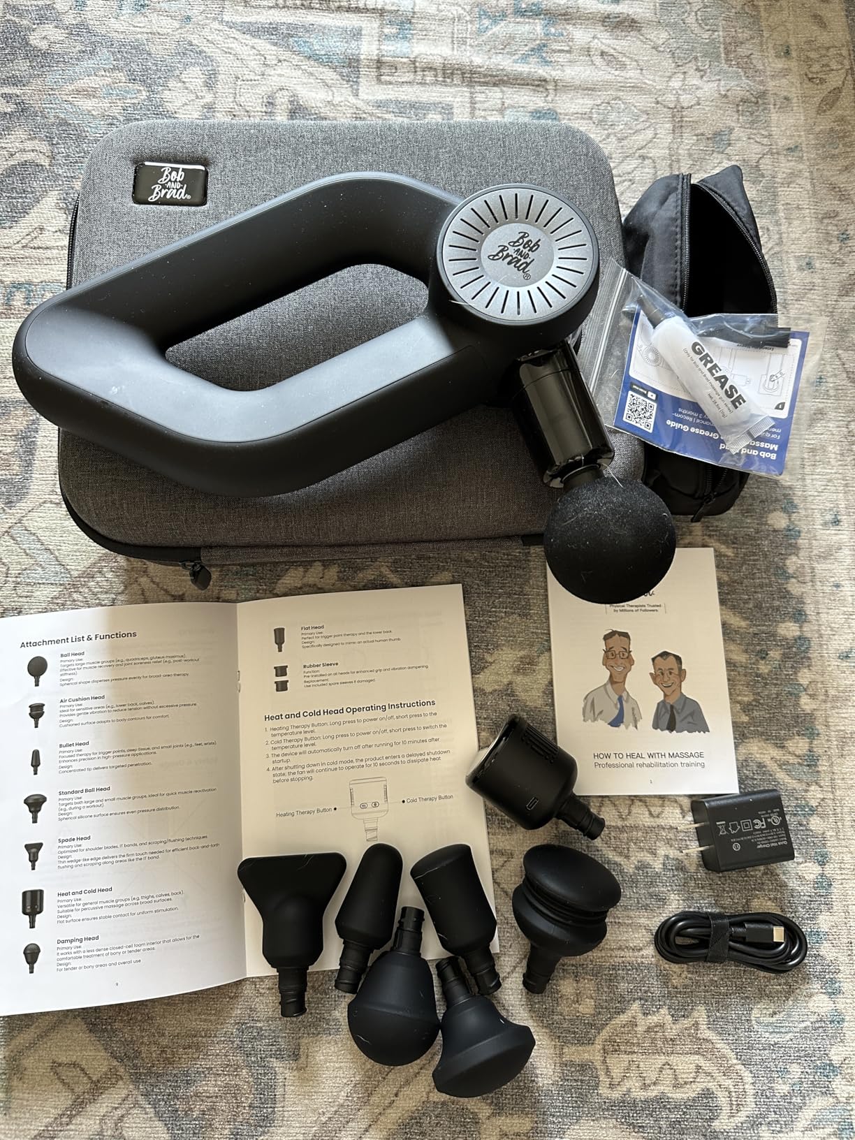 BOB AND BRAD D6 Pro Massage Gun Deep Tissue Percussion with 16mm Amplitude 85lbs Stall Force, FSA Eligible & HSA Approved Professional Muscle Massager for Athletes customer photo 2
