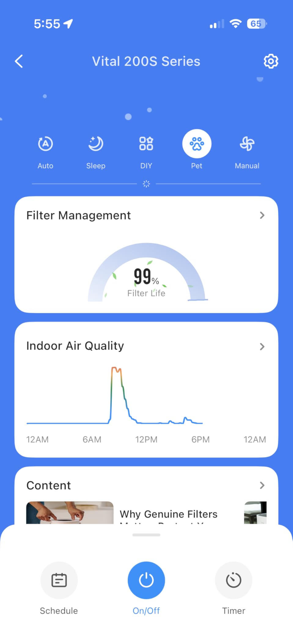 LEVOIT Air Purifiers for Home Large Room Up to 1875 Ft², Vital 200S-P, White customer photo 2