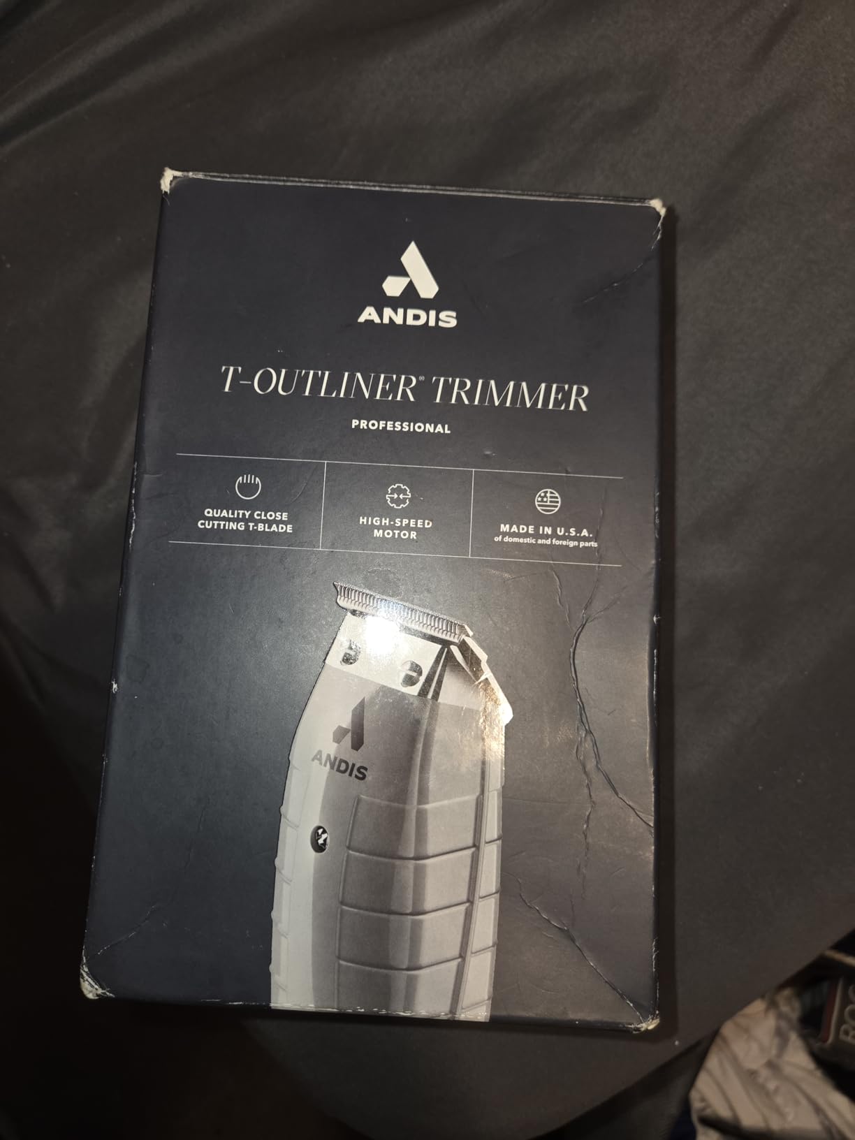 Andis 04780 Professional T-Outliner Beard & Hair Trimmer for Men with Carbon Steel T-Blade, Bump Free Technology - Corded Electric Beard Trimmer, GTO, Grey customer photo 2