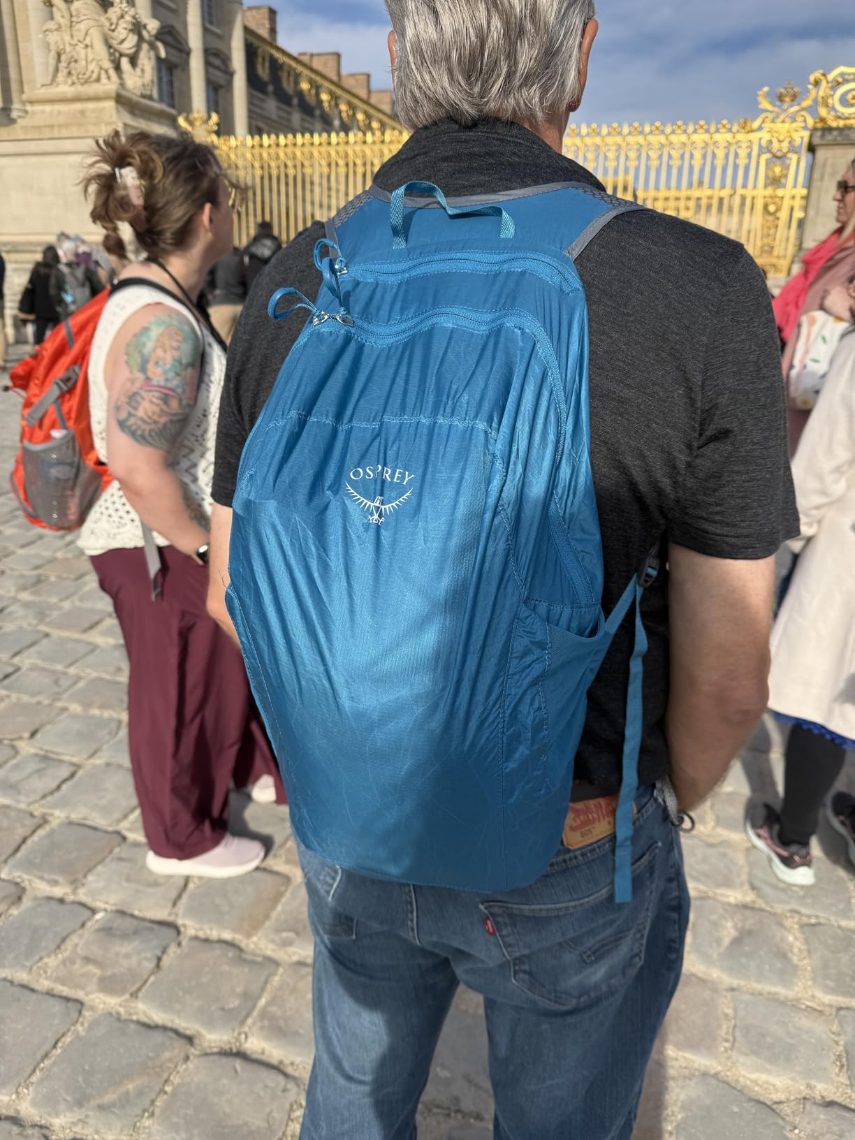 Osprey Ultralight Collapsible Stuff Pack - Lightweight, Packable Travel Backpack - Extra Bag For Travel and Every Day - 18 L Capacity Daypack to Expand Luggage, Black customer photo 1