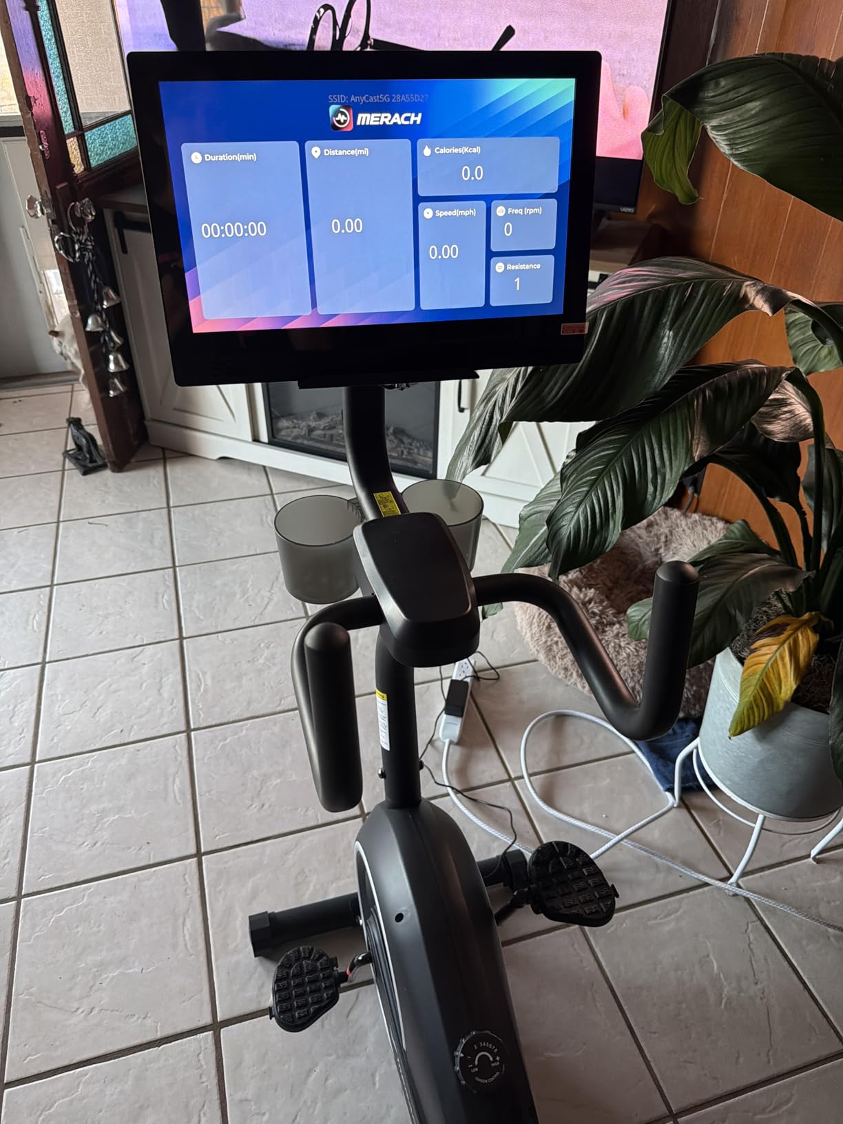 MERACH Recumbent Exercise Bikes for Home with Smart Bluetooth Equipment Exercise Bikes App, LCD, Heart Rate Handle Stationary Bikes for Home, Magnetic Recumbent Exercise Bike for Seniors Gym S08/S23 customer photo 1