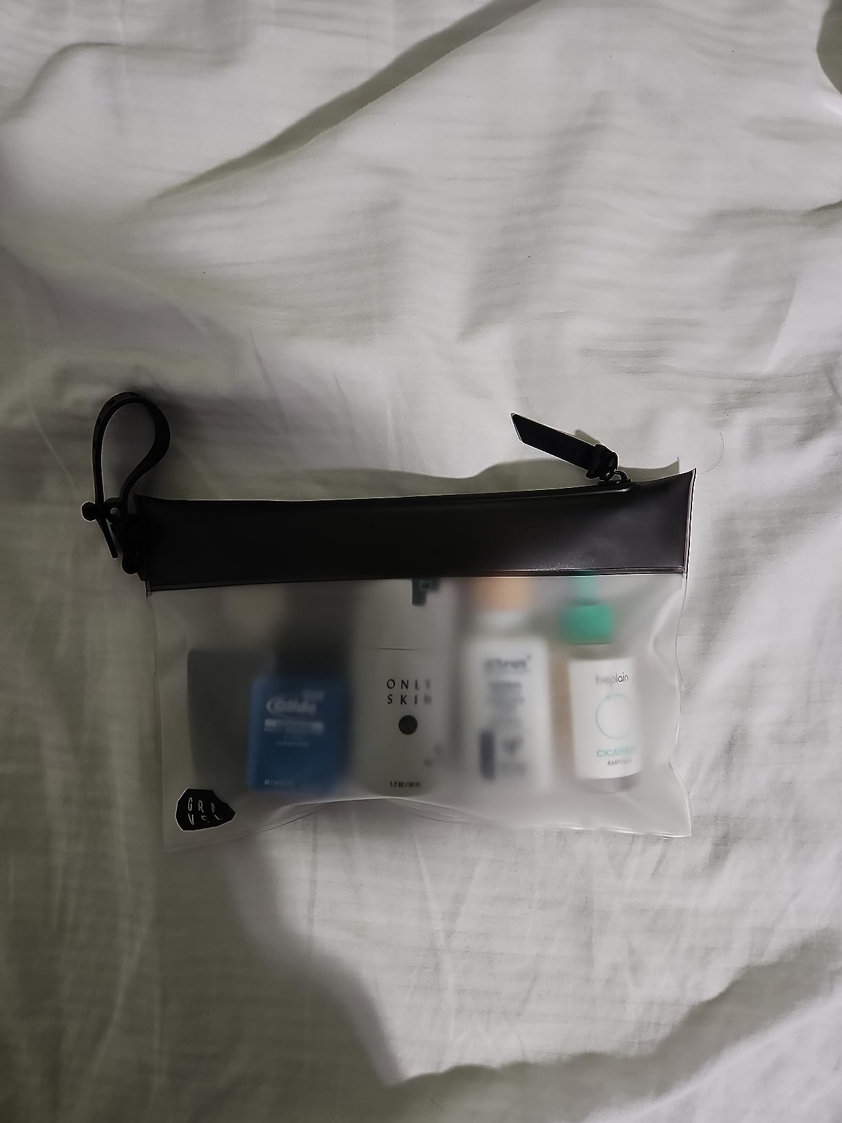 Gravel The Pouch | TSA Approved Clear Travel Toiletry Bag | Quart Size for Men & Women customer photo 1