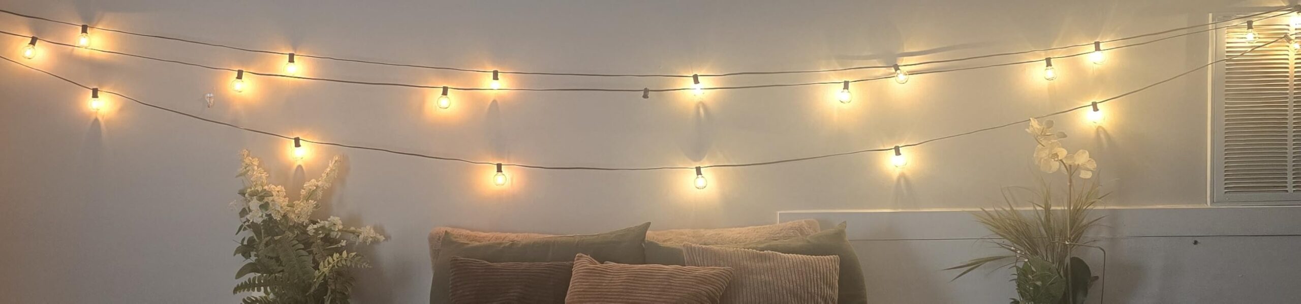 Mlambert 50Ft LED Outdoor String Lights G40 Globe Dimmable Patio Light, Waterproof Hanging String Light with 27 Warm White Shatterproof Bulbs(2 Spare) customer photo 2