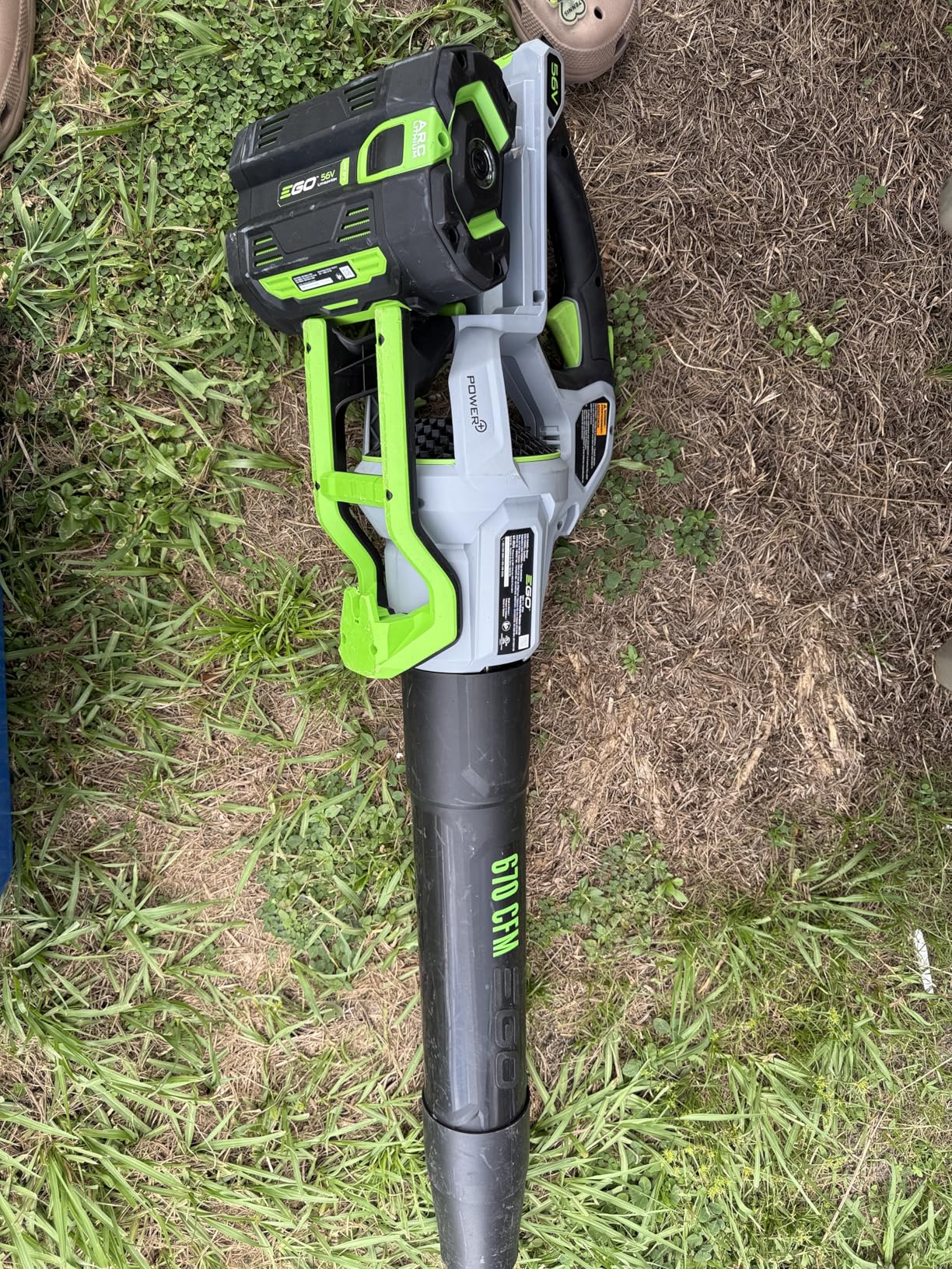 EGO POWER+ Leaf Blower, Cordless Electric 670 CFM, Includes 56V 4.0Ah Battery and Charger - LB6703 customer photo 1