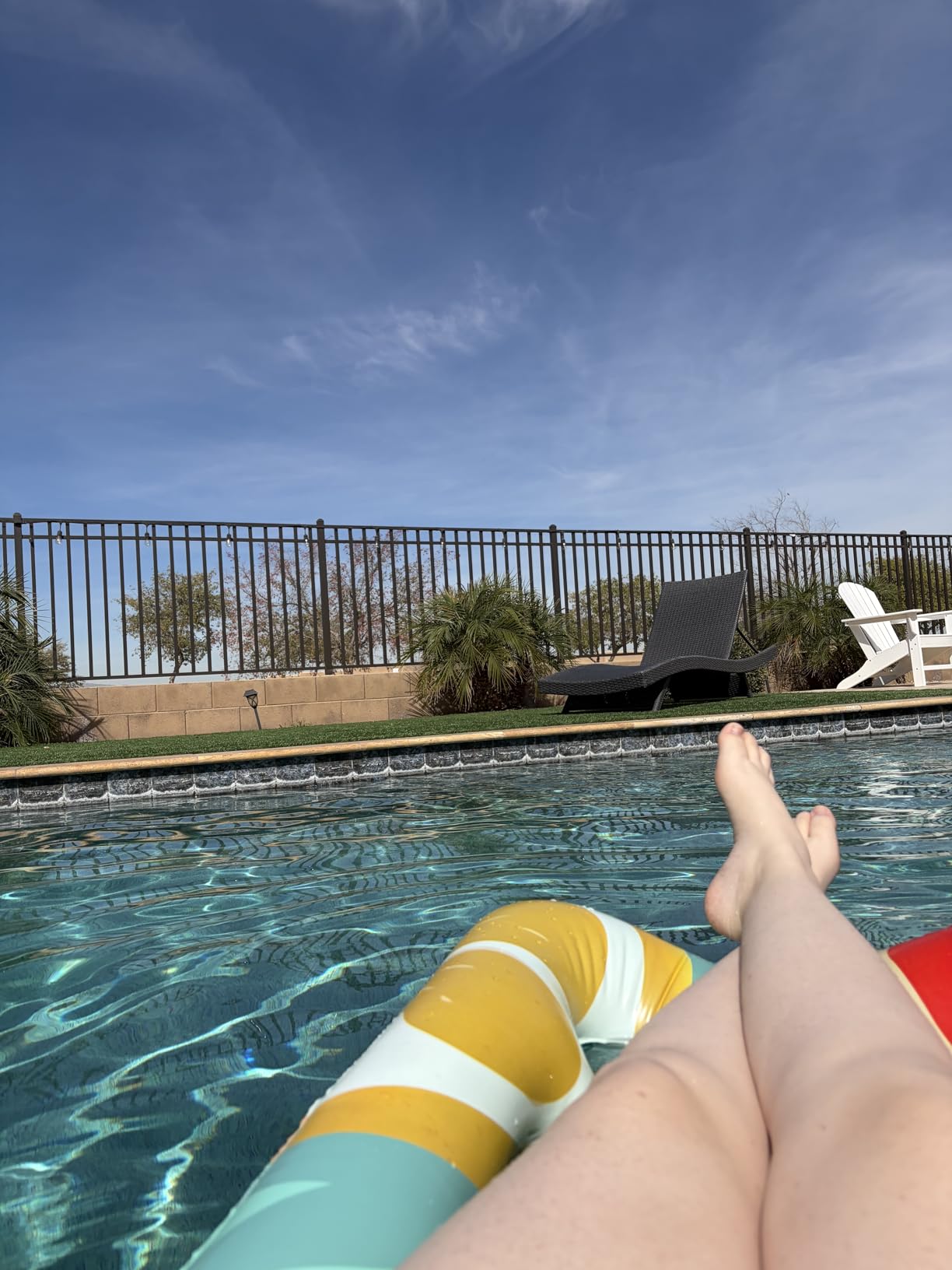 Jasonwell Inflatable Pool Float Adult - Pool Floaties Lounger Floats Floating Chair Raft with Adjustable Backrest Cup Holders Water Floaty Lake Lounge Tanning Floats Beach Party Toys for Adults customer photo 1