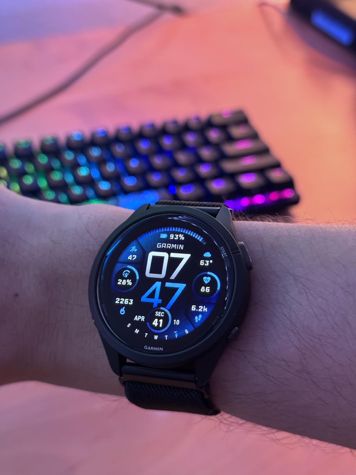 Garmin Forerunner 265S Running Smartwatch, Colorful AMOLED Display, Training Metrics and Recovery Insights customer photo 1