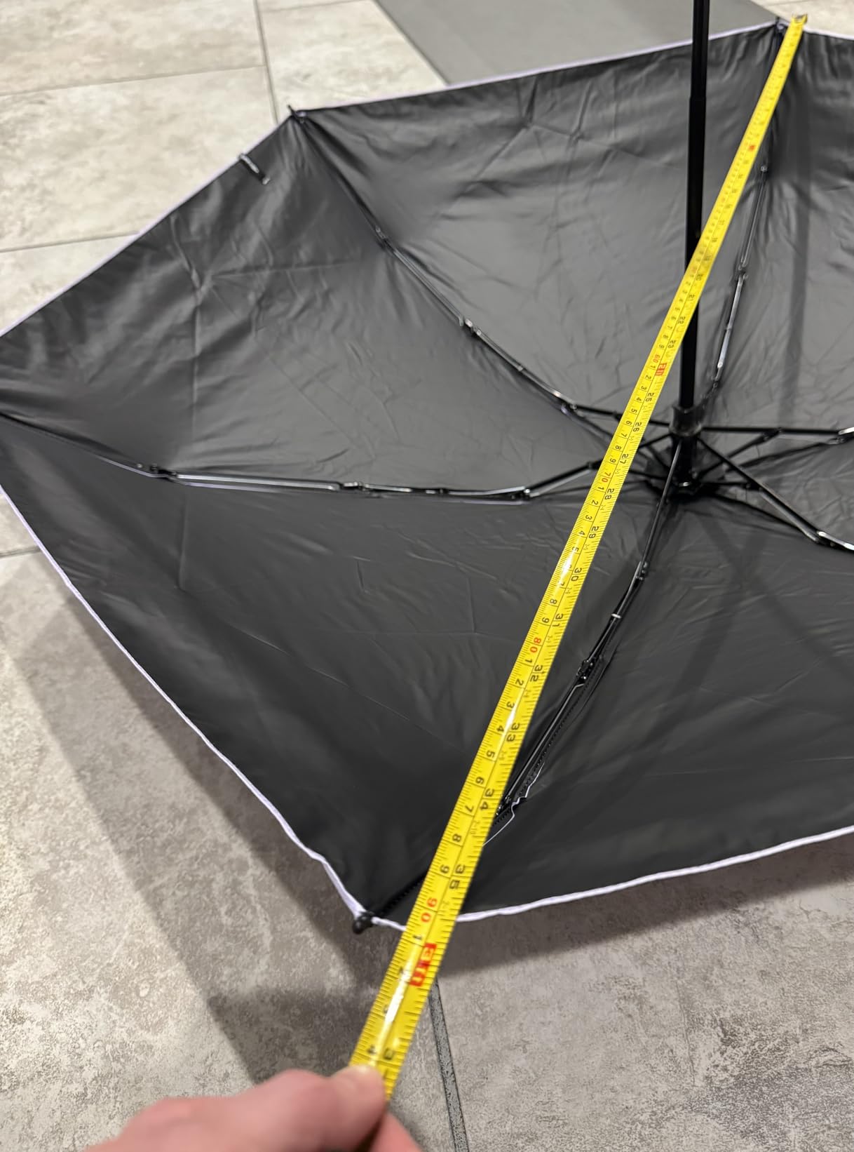 BAODINI Travel Essentials Mini Umbrella for Purse With Case Small Compact UV Sun Protection Lightweight Tiny Pocket Manual Open Close Umbrella for Women Kids and Men Fits Purse Backpack customer photo 2
