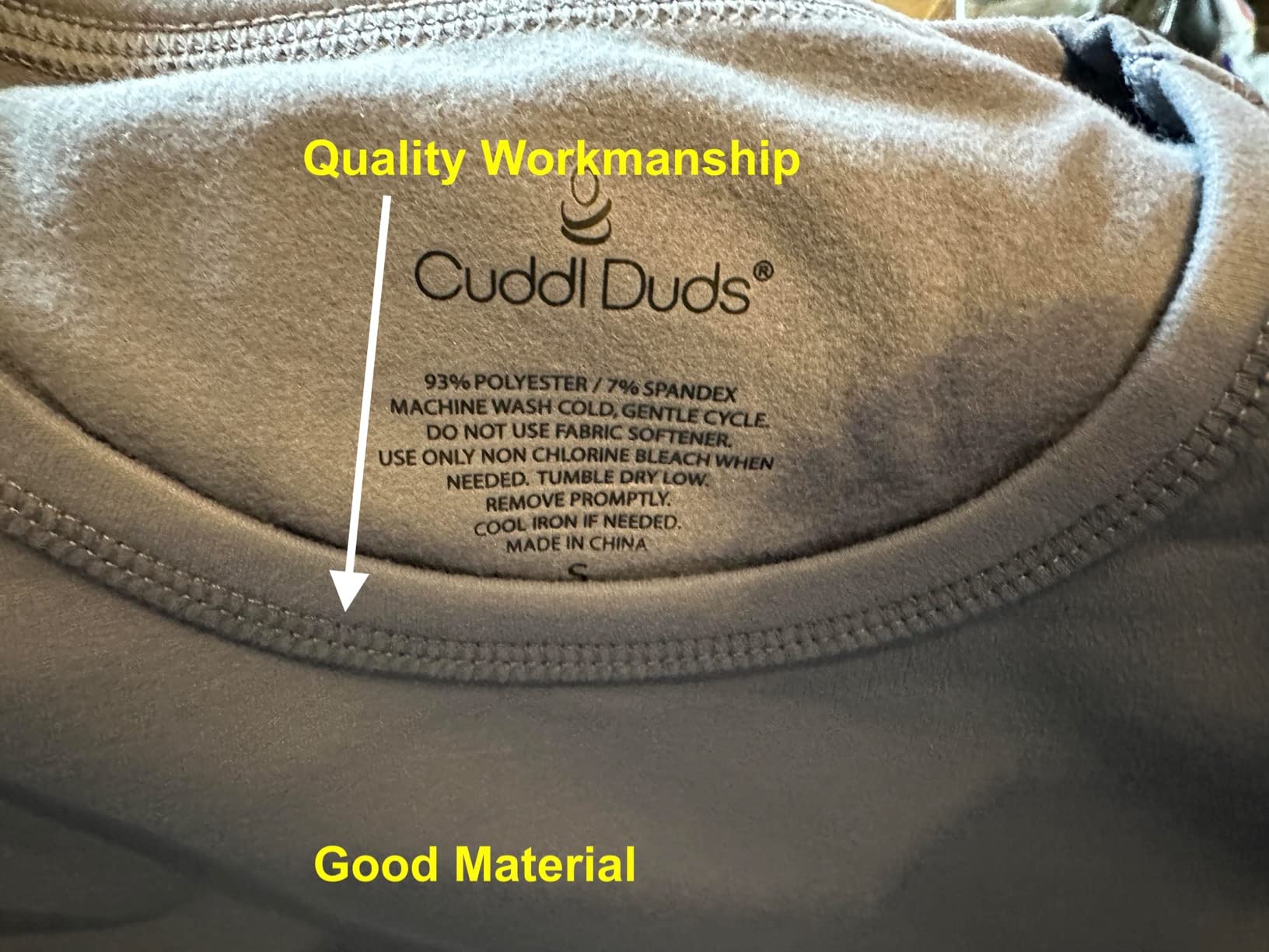 Cuddl Duds Mens Heavyweight Cold Weather Fleece Lined Thermal Set - Long Sleeve Shirt & Leggings - Lounge Sets for Men customer photo 1
