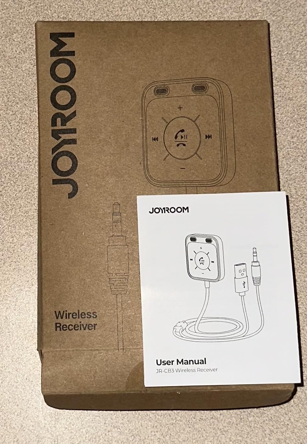 JOYROOM Bluetooth 6.0 AUX Car Adapter, Dual Mics Noise Cancellation customer photo 1
