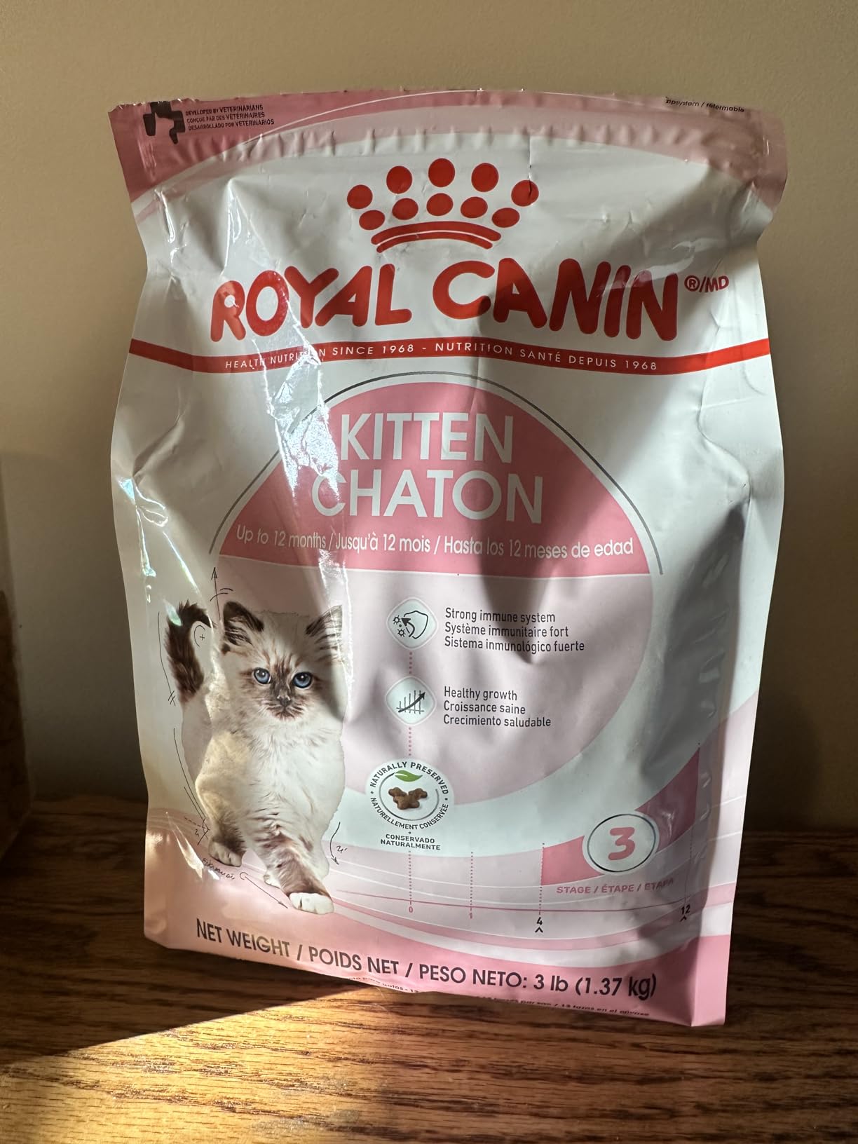 Royal Canin Feline Health Nutrition Kitten Dry Cat Food, 3 lb Bag customer photo 2