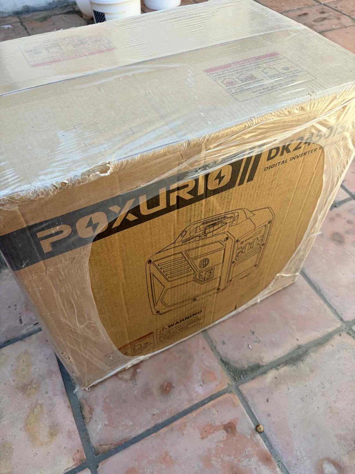 2450-Watt Portable Inverter Generator for Home Use, Super Quiet Small 120V Gas Generator for Camping, 1.6 Gallon Gas Tank for 8.3 Hours Use, EPA Compliant customer photo 1