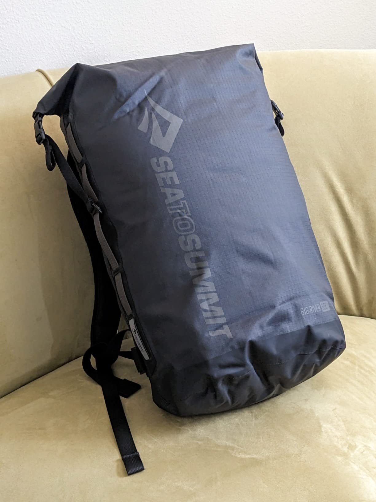 Sea to Summit Big River Dry Backpack with Adjustable Harness, 50 Liter, Jet Black customer photo 1