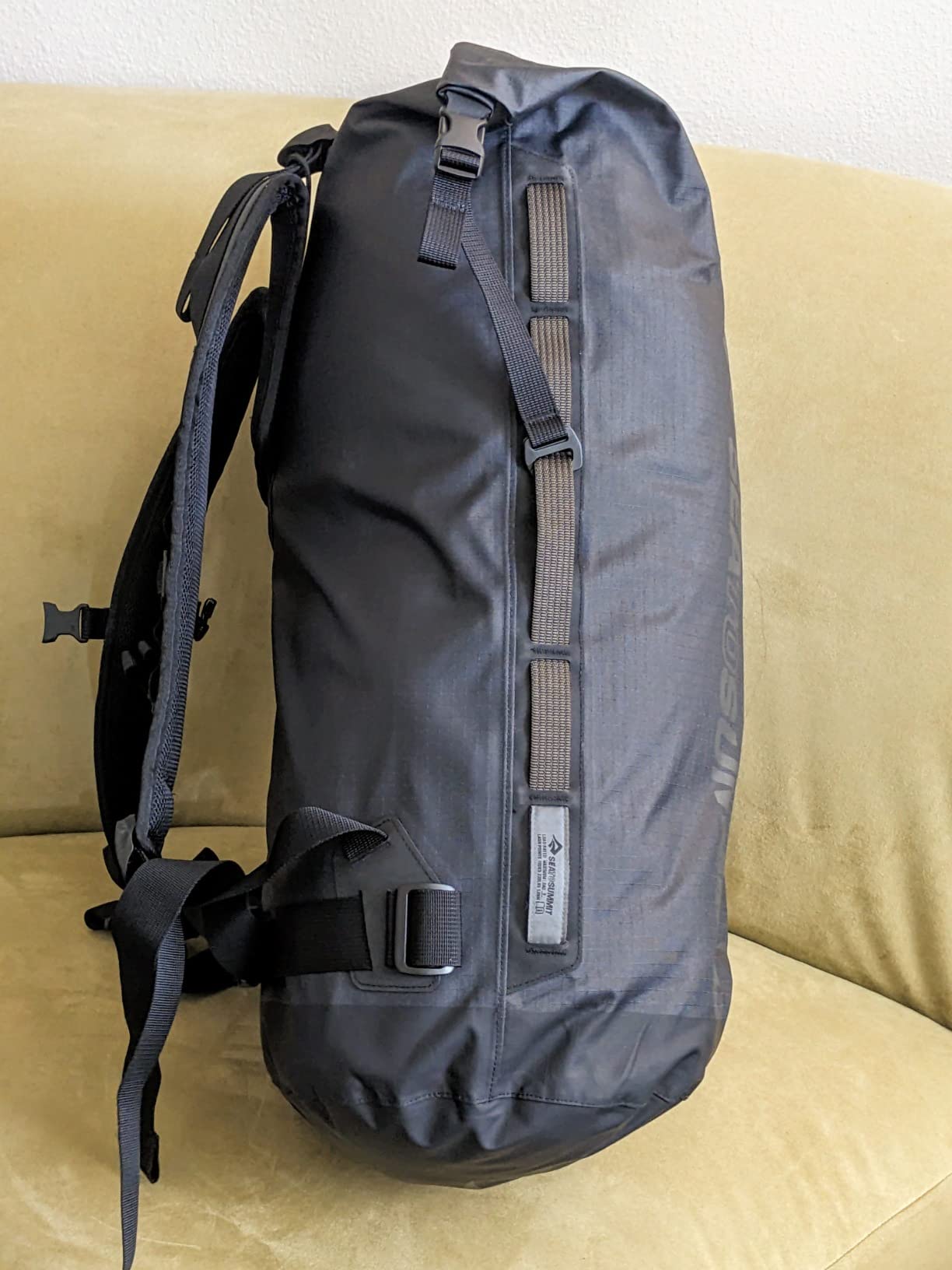 Sea to Summit Big River Dry Backpack with Adjustable Harness, 50 Liter, Jet Black customer photo 2