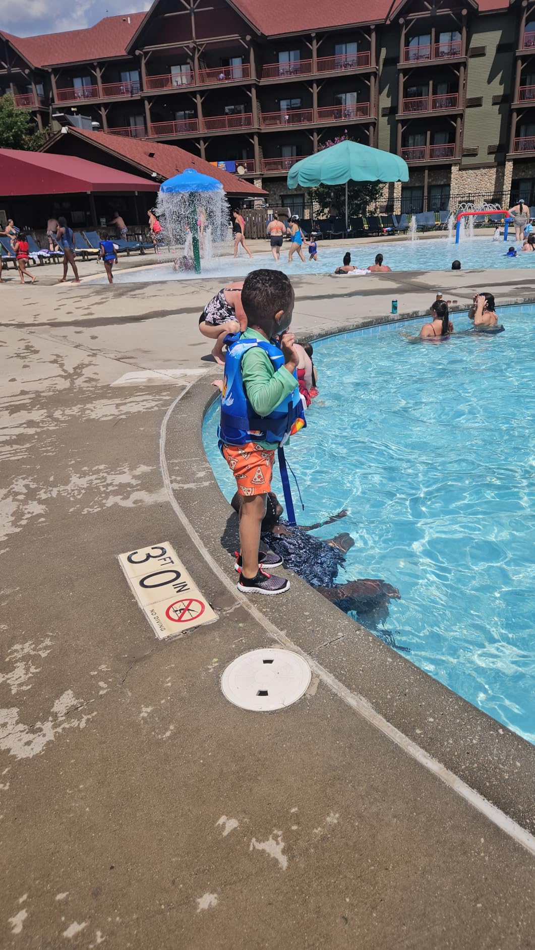 REALIKE Kids Swim Vest Toddler Floaties Adjustable Safety Strap Swimming Aids for Toddlers Children Float Swimsuit customer photo 2