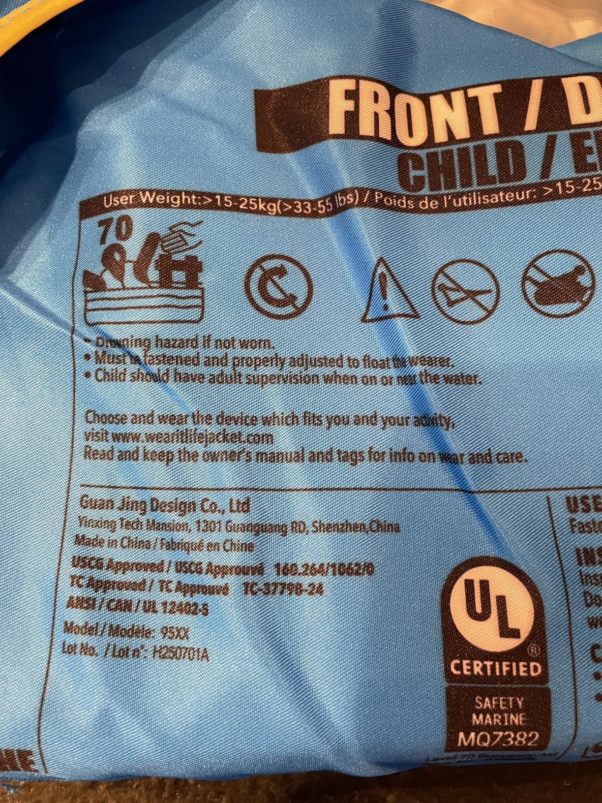 Dark Lightning Toddler Swim Vest for Kids Ages 2-7, Kids Pool Floaties with Arm Wings, USCG Approved Swim Vest for Boys Girls, 33-55 lbs customer photo 2