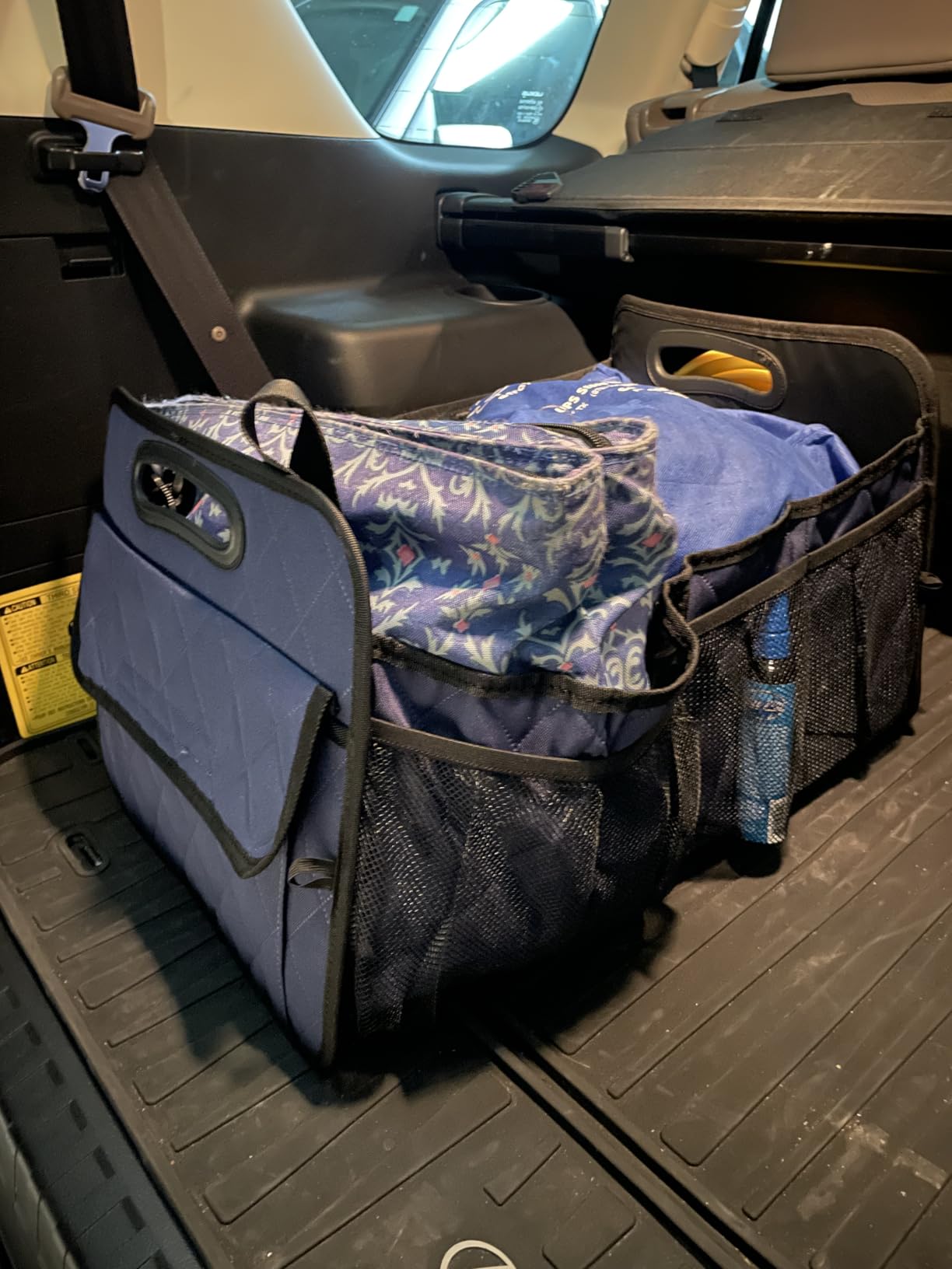 Deosk Car Trunk Organizer for SUV, Car Organizers and Storage with 6 Pocket, Car Accessories for Women/Men 50LWaterproof Polyester Trunk Organizer, Black customer photo 2