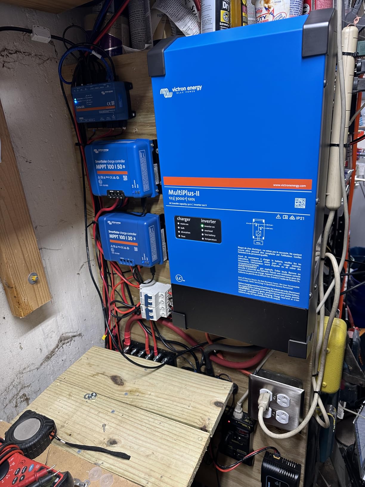 Victron Energy MultiPlus-II Pure Sine Wave Inverter Charger, UL-Certified, 12/3000/120-50 120V customer photo 1